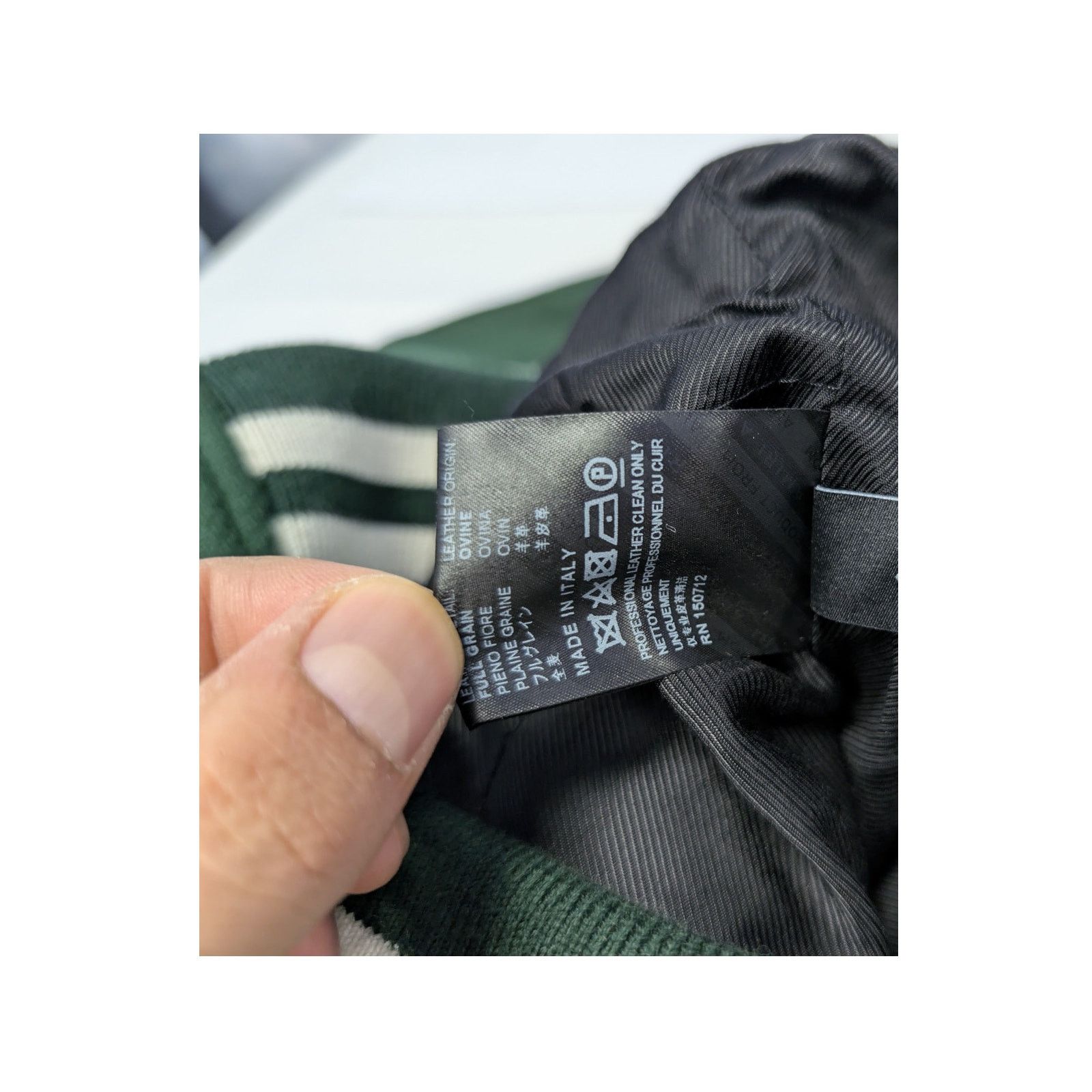 Amiri o1rshd1 Bones Jacket in Rain Forest Size US M / EU 48-50 / 2 - 21 Thumbnail