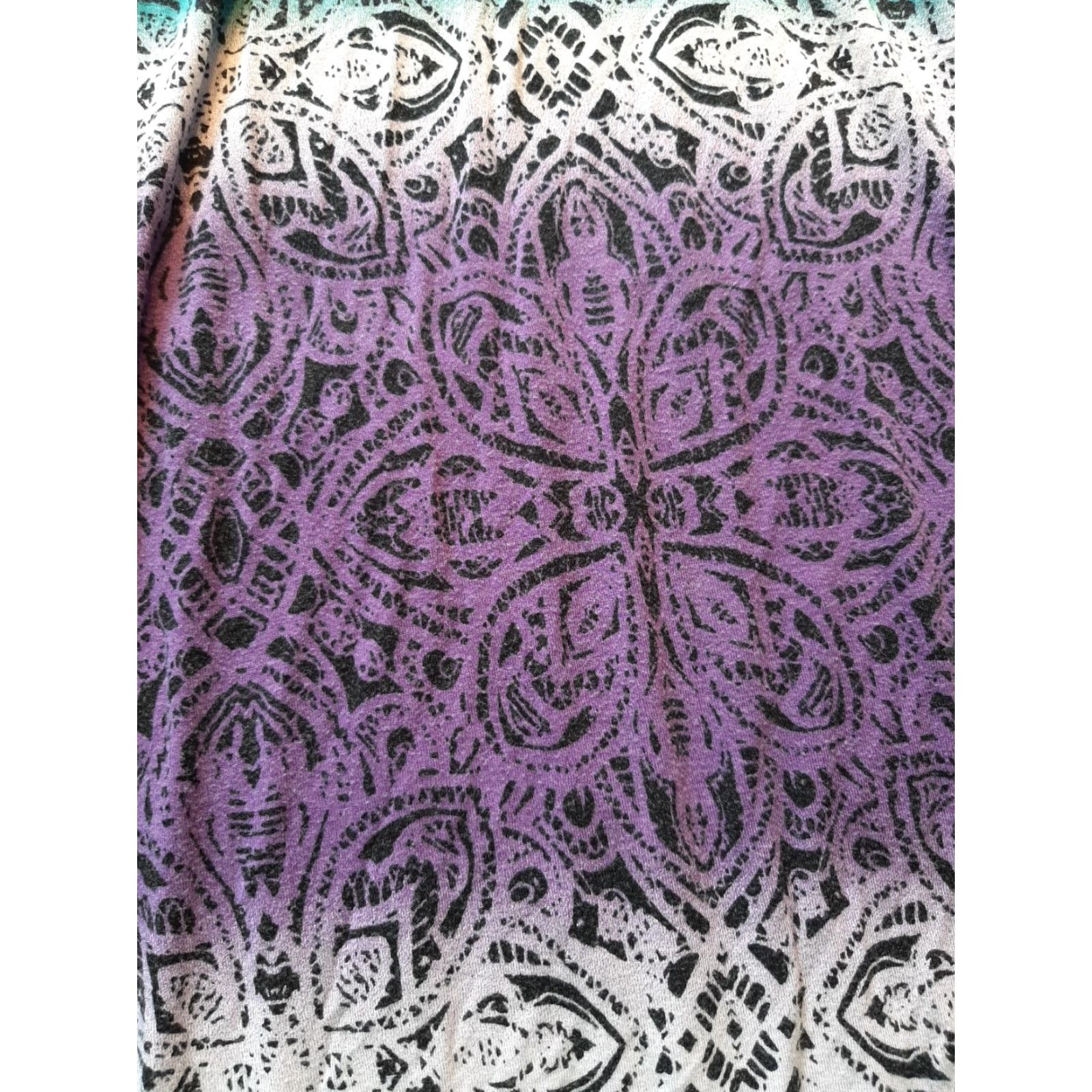 Vintage Dana Buchman Blouse Womens 2XL Long Sleeve Purple Lifts? Size XXL / US 16-18 / IT 52-54 - 2 Thumbnail