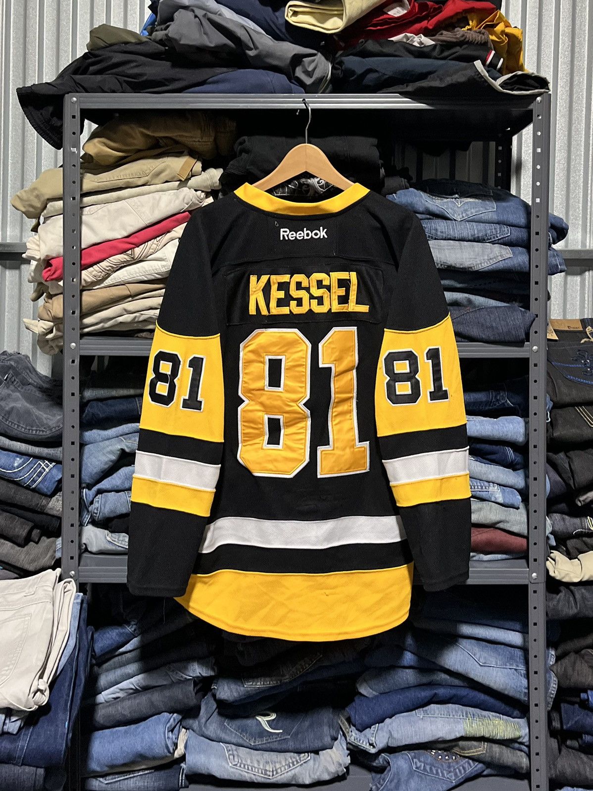 Hockey Jersey NHL Vintage Crazy Pittsburgh Penguins Phil Kessel 81 NHL Hockey Jersey Grailed