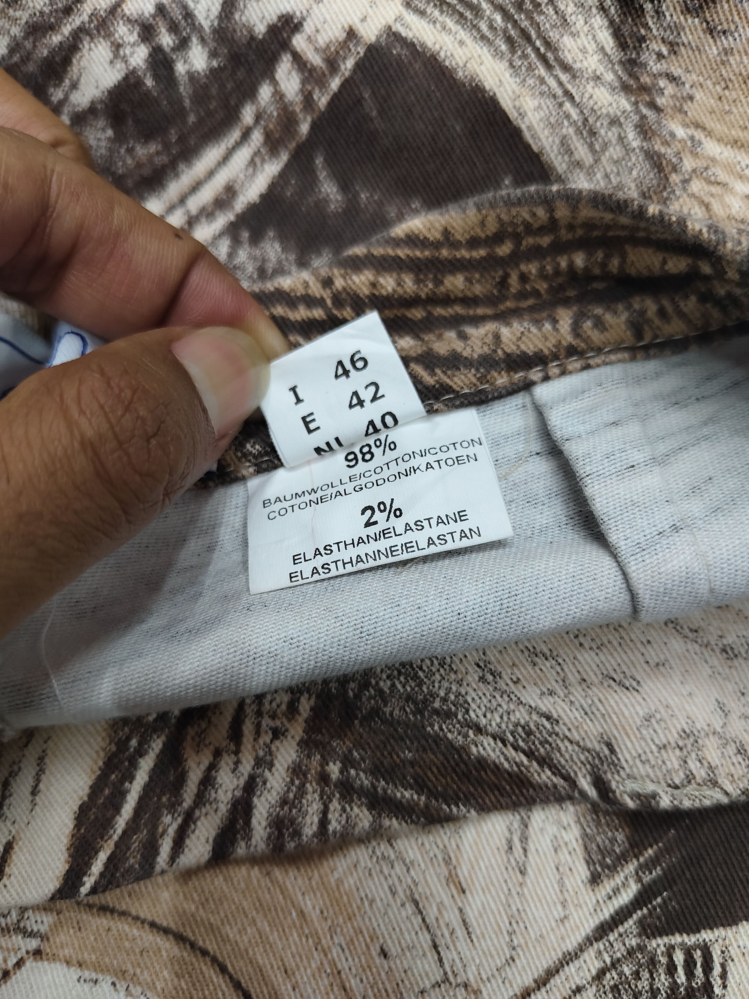 Vintage Helline- Baroque Architectual Print European Vintage Pants Size 30" / US 8 / IT 44 - 7 Thumbnail