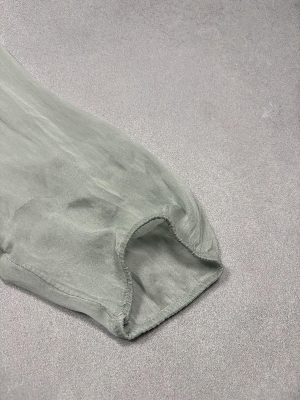 Other La Fée Maraboutée Italian Silk Sheer Blouse Sage Green 40 Size M / US 6-8 / IT 42-44 - 8 Thumbnail