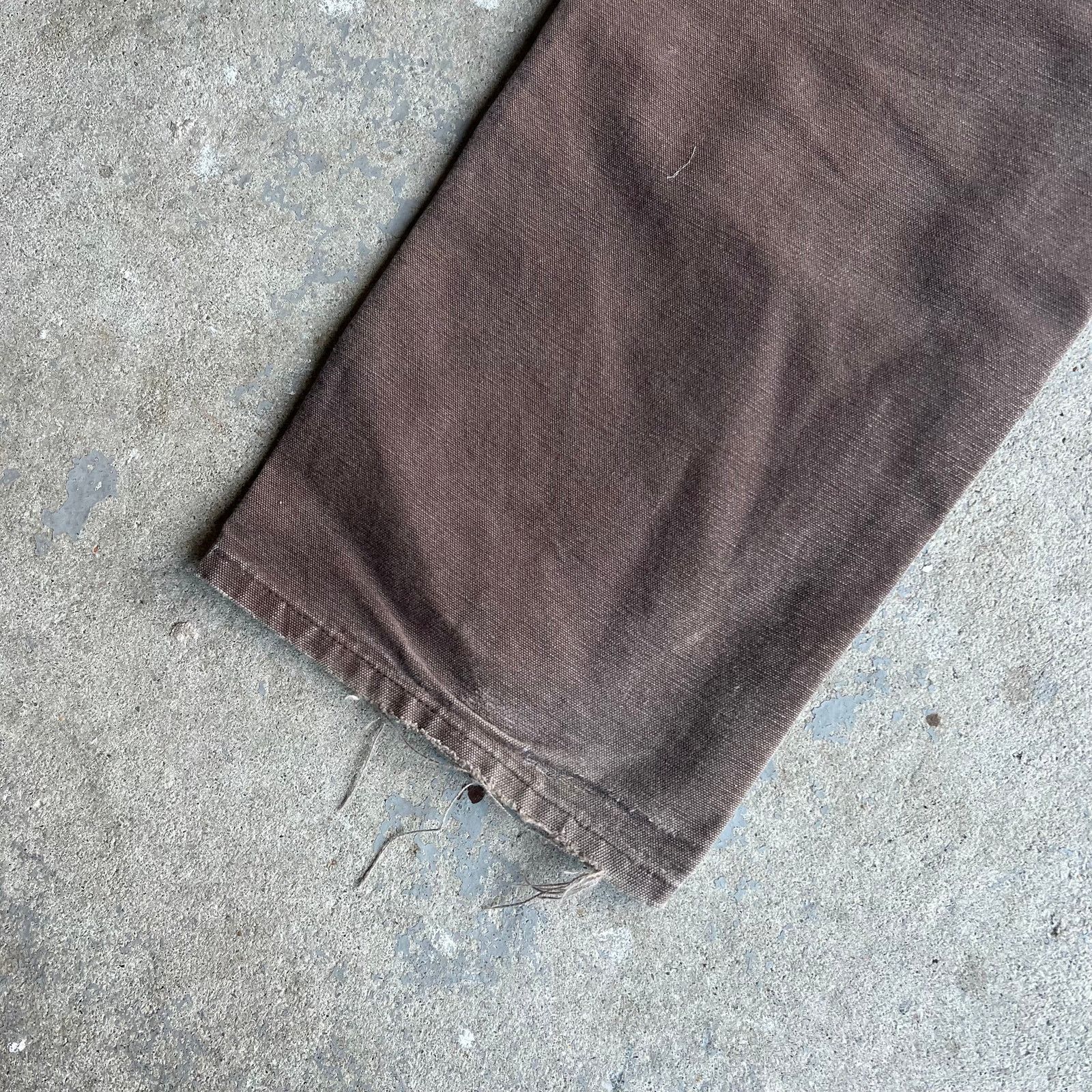Carhartt × Vintage Vintage carhartt brown double knee work wear carpenter pants Size US 35 - 8 Thumbnail