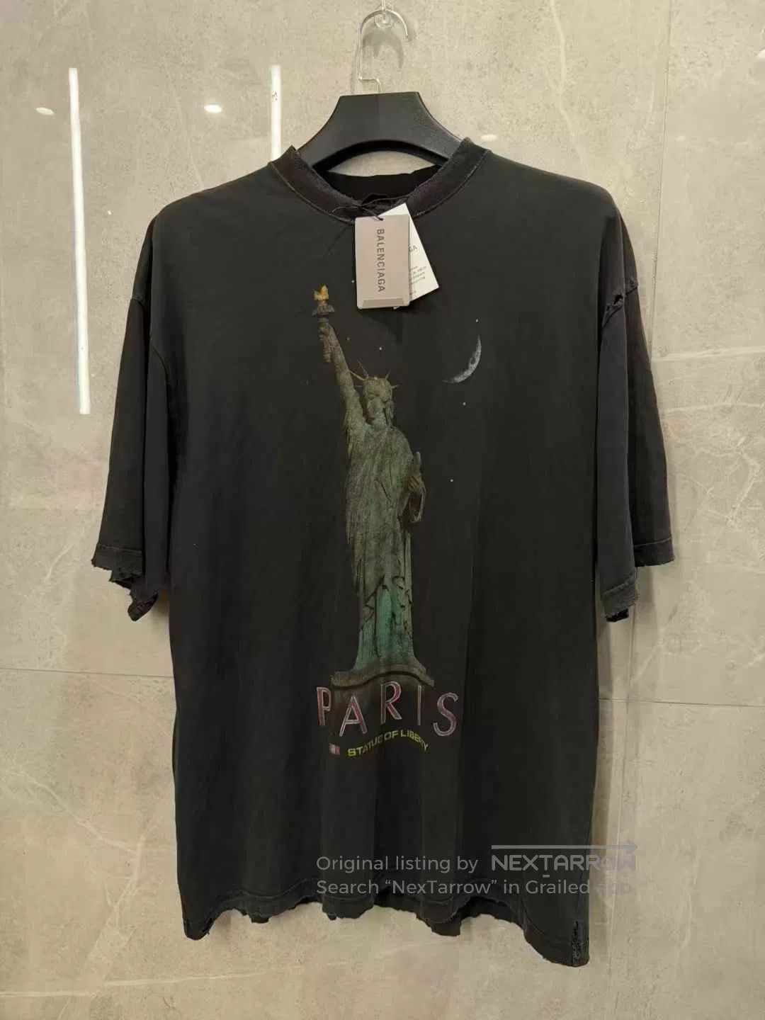 Balenciaga Balenciaga Statue of Liberty Short Sleeve| Size US L / EU 52-54 / 3 - 1 Thumbnail