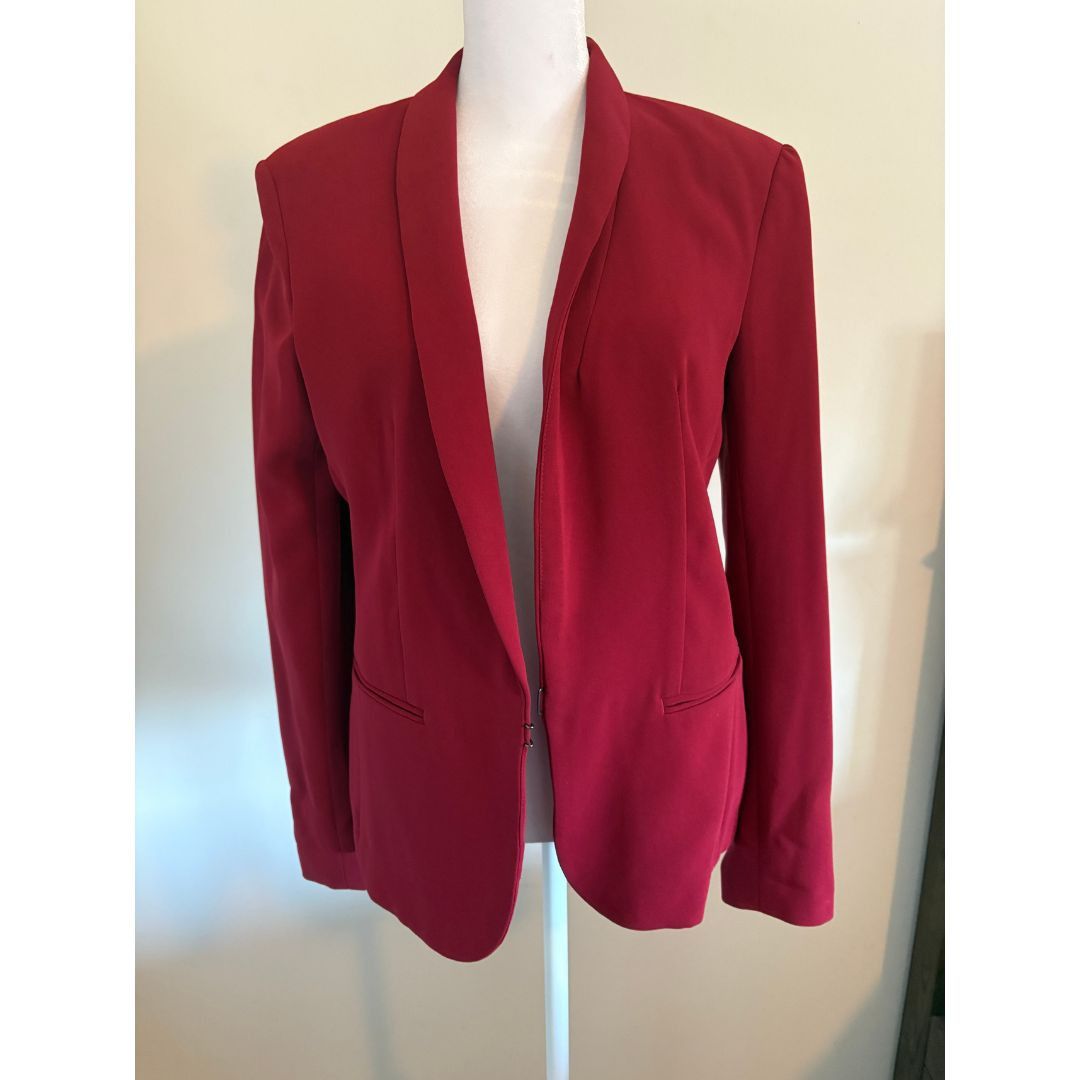 Rag & Bone Rag & Bone Burgundy Shawl Collar Blazer – Size S Size S / US 4 / IT 40 - 1 Thumbnail