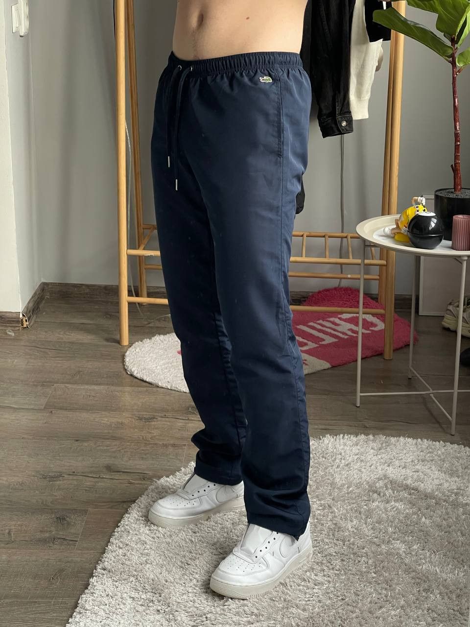 Lacoste × Streetwear × Vintage lacoste rare drill nylon sweaptants Size US 30 / EU 46 - 1 Thumbnail