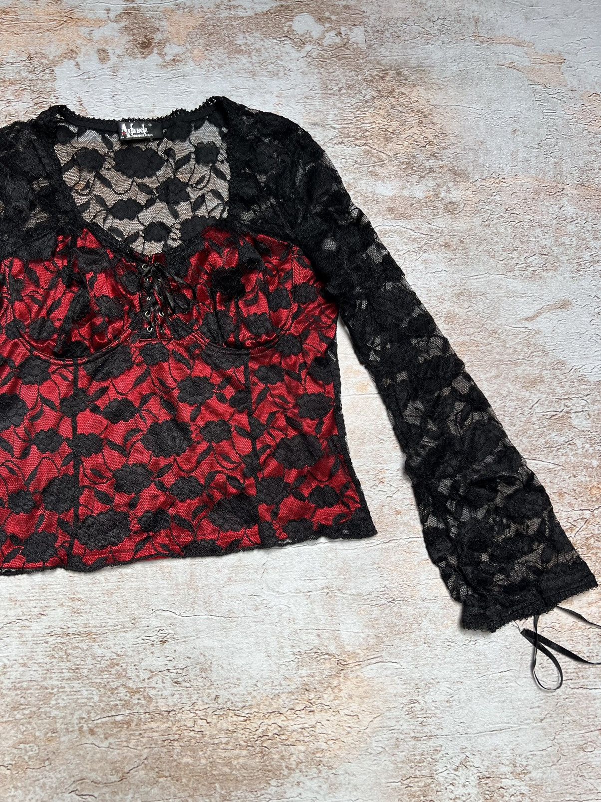Seditionaries Vintage Japanese mesh corset long sleeve Size M / US 6-8 / IT 42-44 - 3 Thumbnail