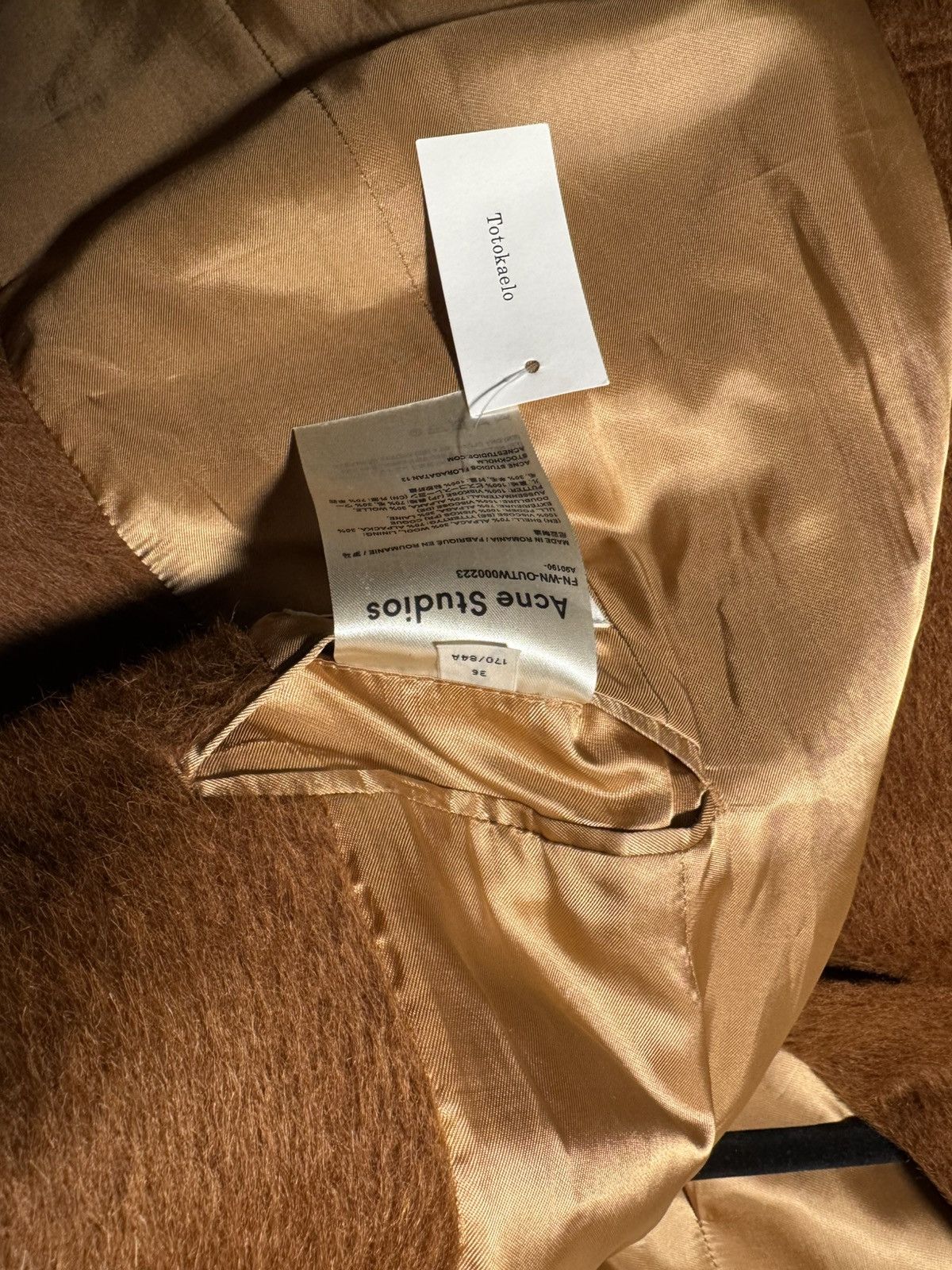 Acne Studios Acne Studios Alpaca Wool Coat Size XS / US 0-2 / IT 36-38 - 9 Thumbnail