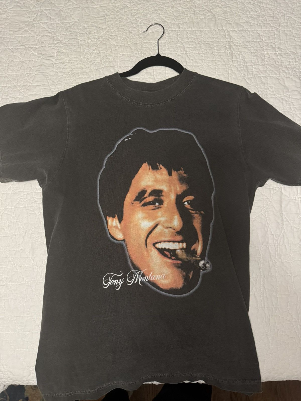 Vintage TONY MONTANA ScarFace Vintage Tee Size US S / EU 44-46 / 1 - 1 Thumbnail