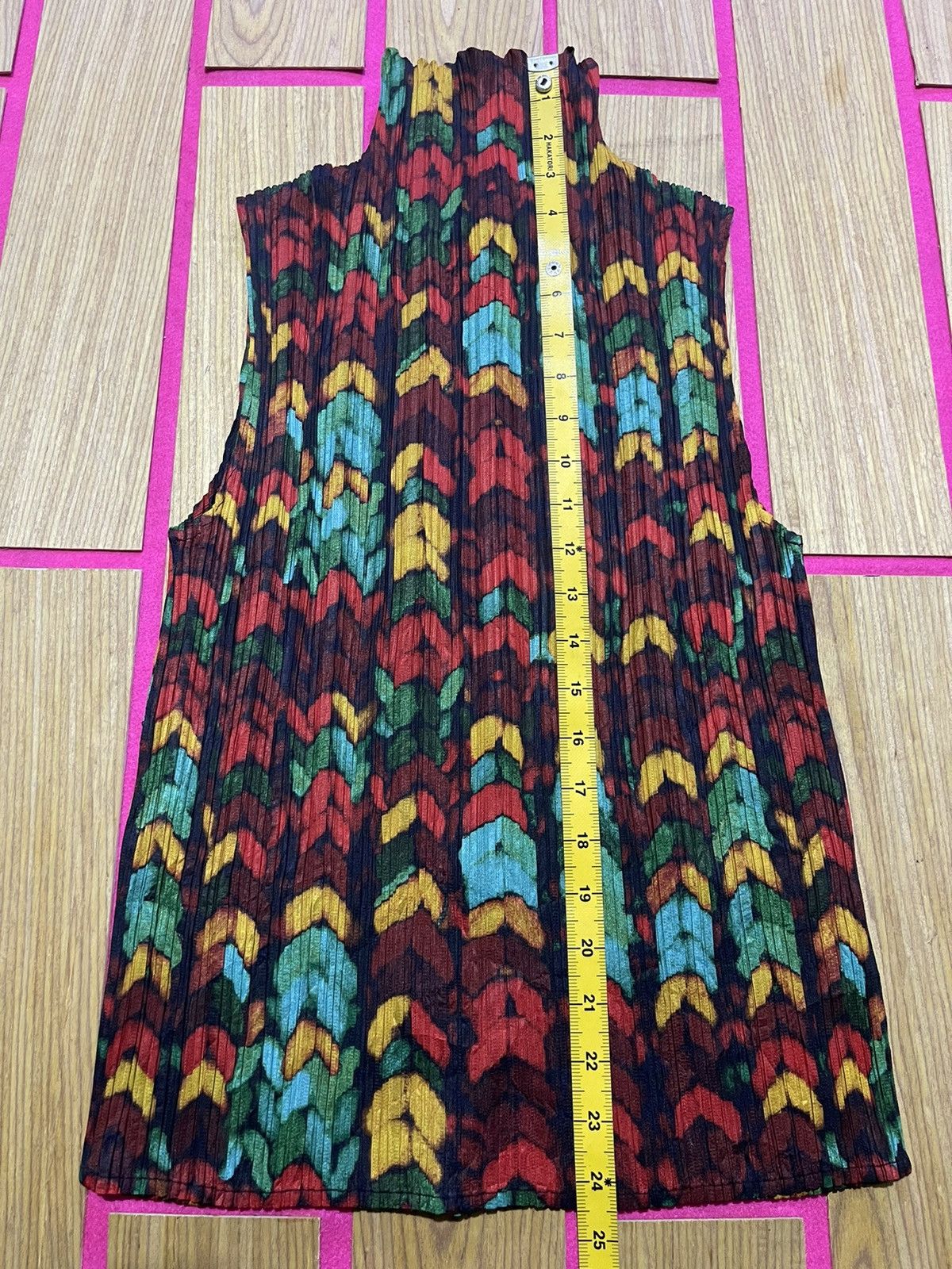 Pleats Please Issey Miyake PLEATS PLEASE ISSEY MIYAKE MULTI COLOR WOMEN'S TOP Size M / US 6-8 / IT 42-44 - 9 Thumbnail