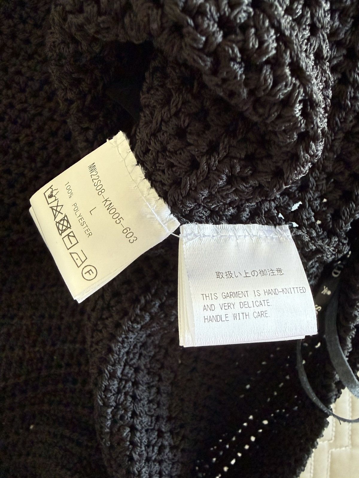 Mastermind World MASTERMIND WORLD MAN BLACK KNITWEAR Size L Size US L / EU 52-54 / 3 - 5 Thumbnail