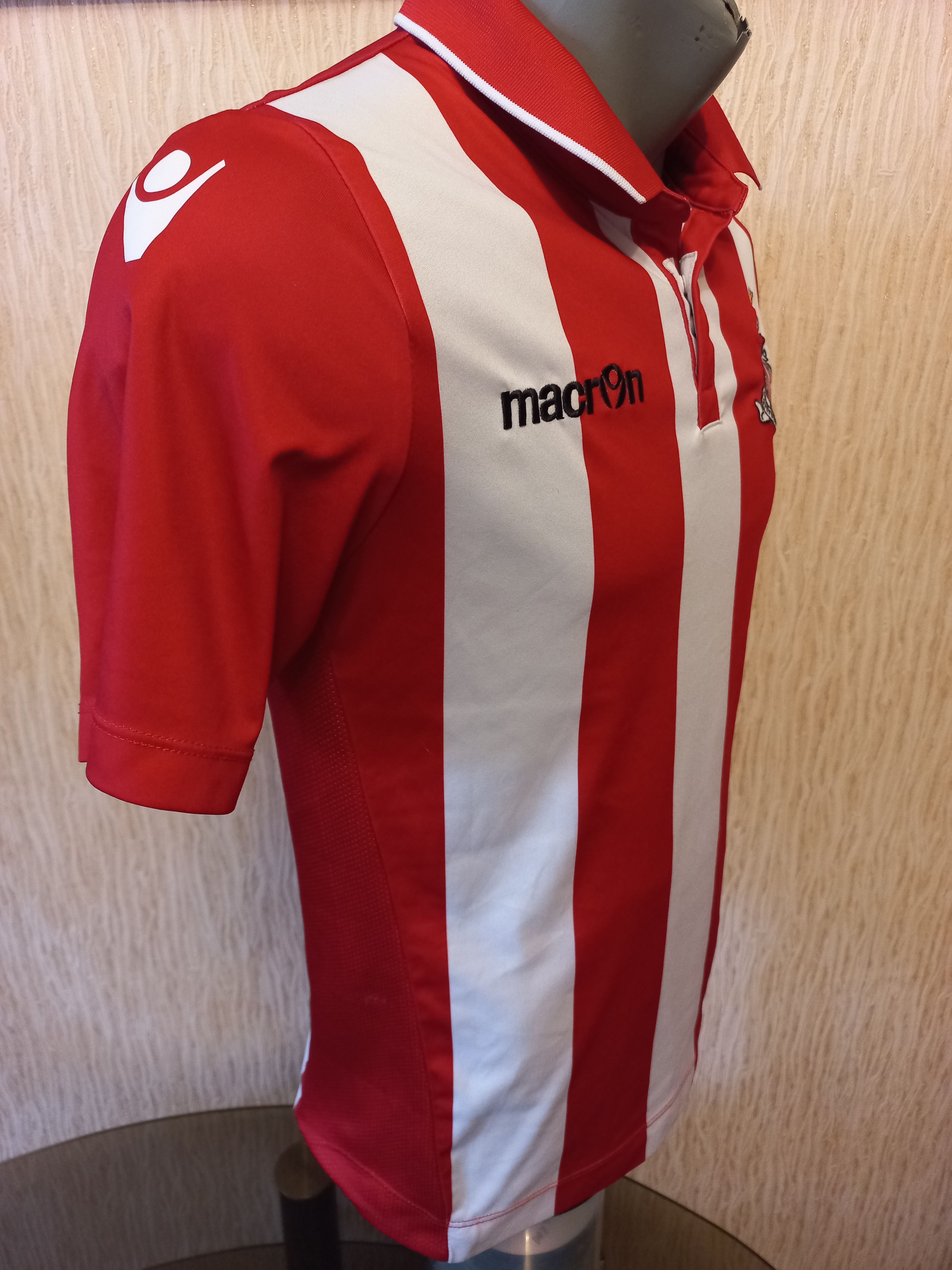 Macron Macron Stevenage Borough Juniors #12 jersey shirt (Size XS) Size US XS / EU 42 / 0 - 2 Thumbnail