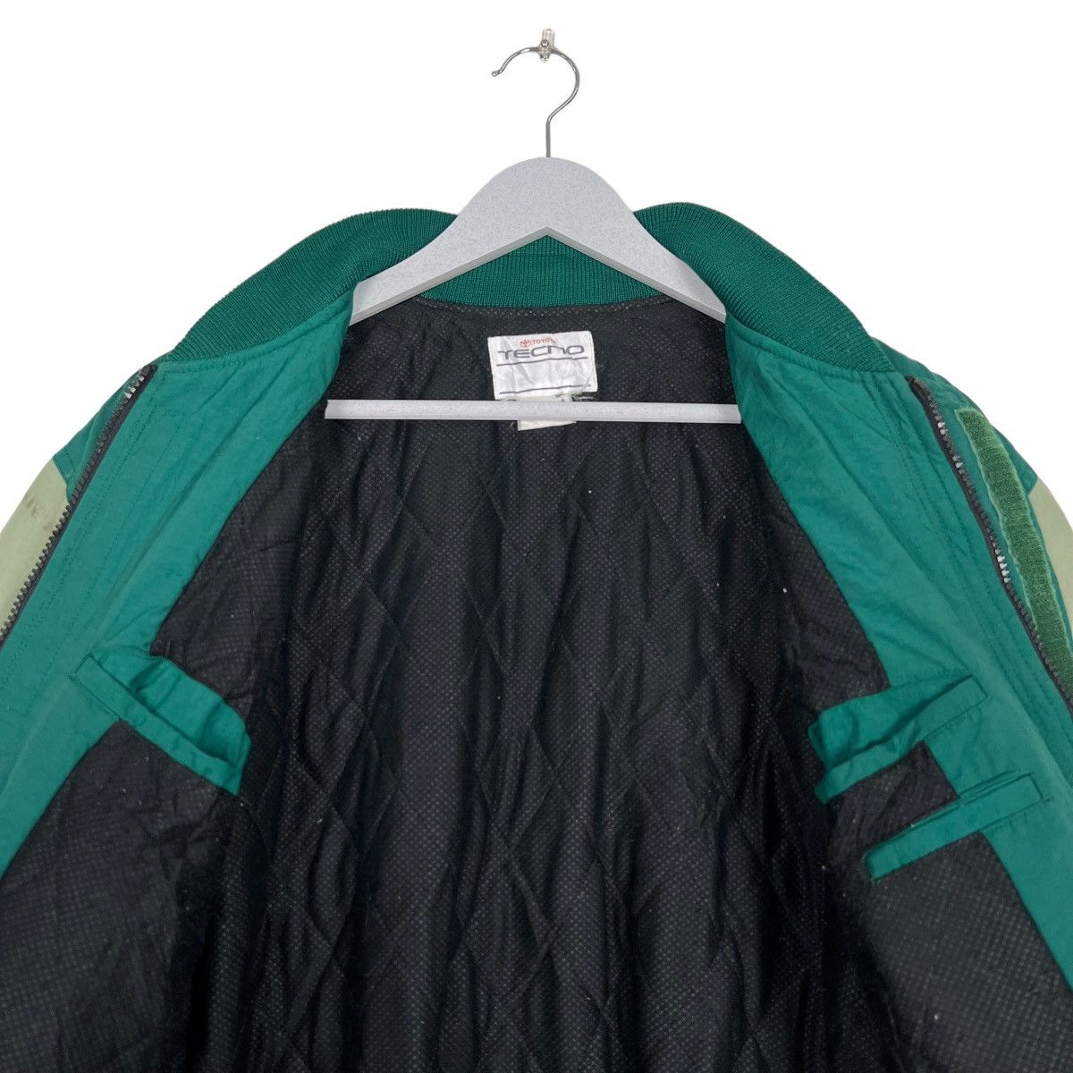 Japanese Brand 🔥 VINTAGE TOYOPET TECNO RACING BOMBER JACKET Size US L / EU 52-54 / 3 - 12 Thumbnail