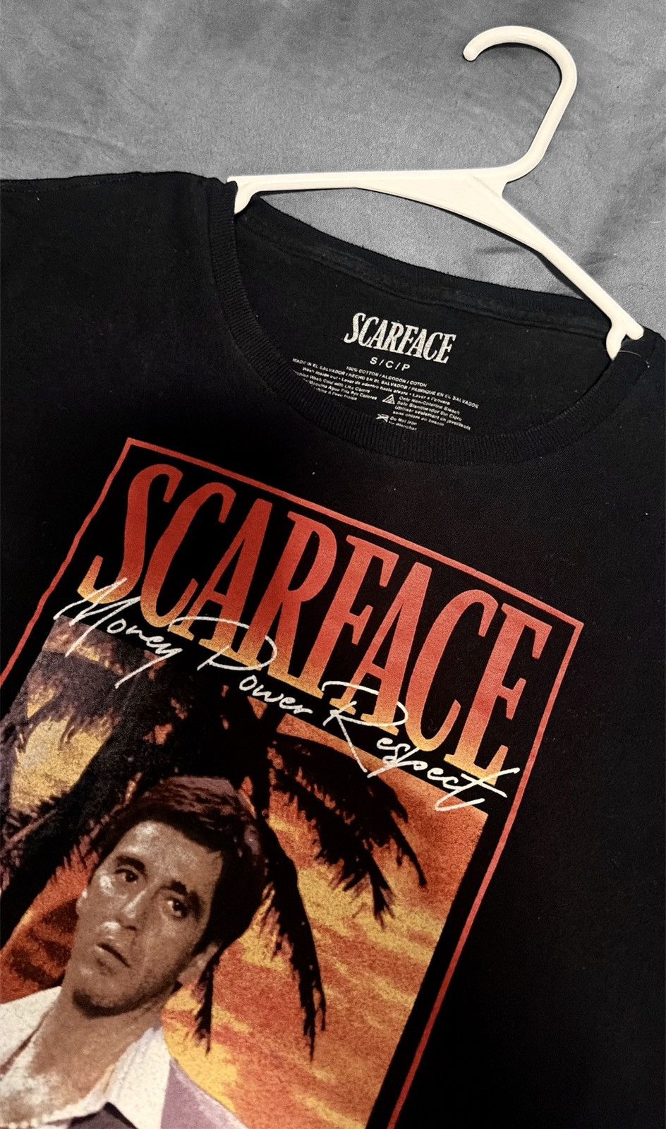 Other Scarface “Money Power Respect” T-Shirt – Streetwear Tee Size US S / EU 44-46 / 1 - 4 Thumbnail