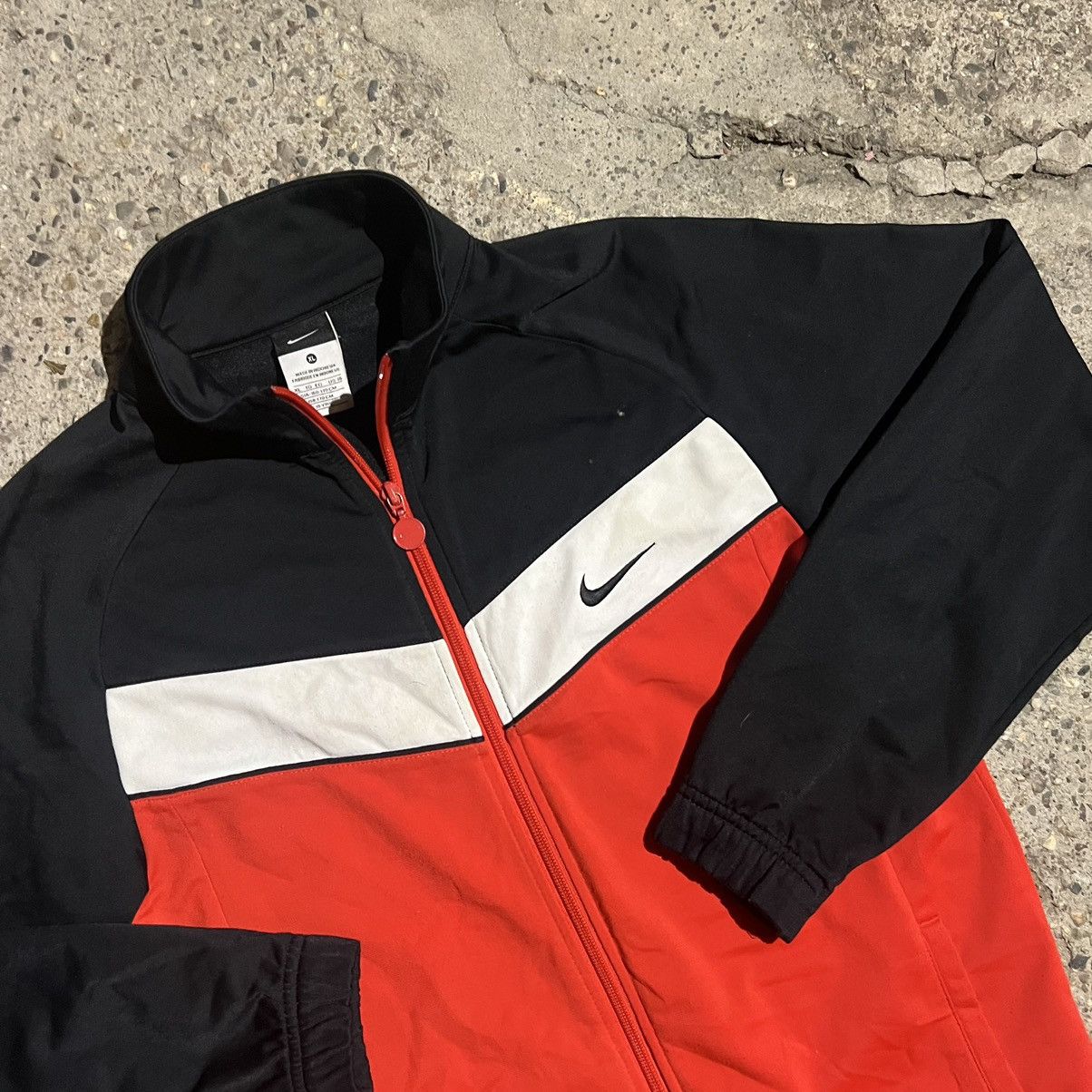 Nike × Vintage Vintage Y2K Nike Nylon Windbreaker Track Light Zip Jacket Size US S / EU 44-46 / 1 - 4 Thumbnail