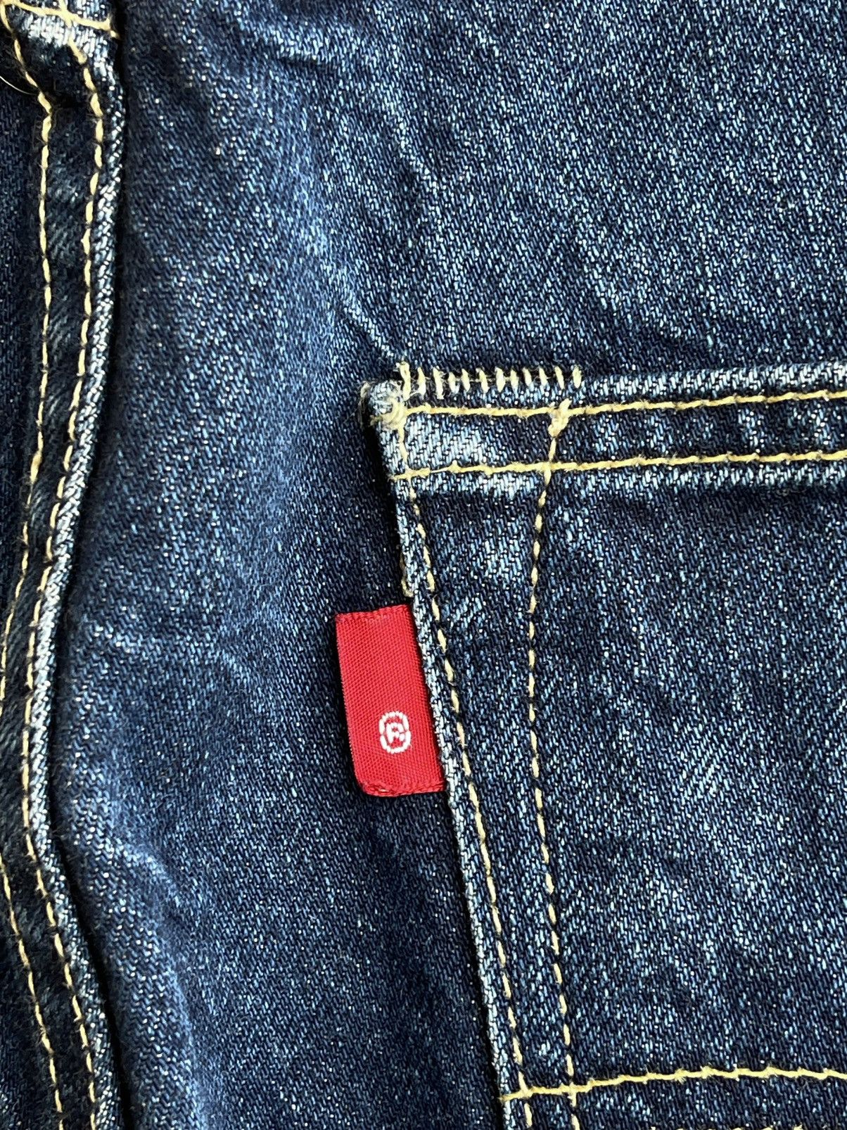 Levi's 501 Selvedge Denim Straight Leg Regular Fit 5 Pocket Jeans Size US 32 / EU 48 - 10 Thumbnail