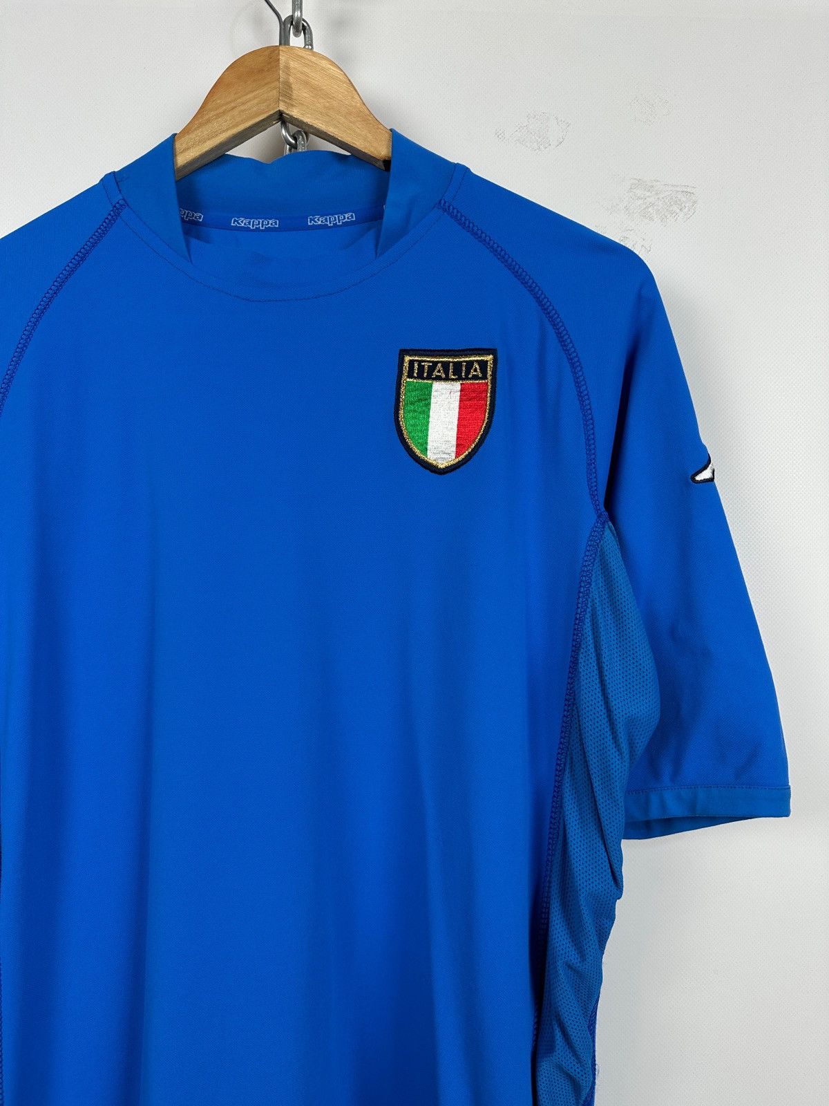 Kappa 2000-2003 Kappa Italy National Team Home Soccer Jersey Size US XL / EU 56 / 4 - 6 Thumbnail