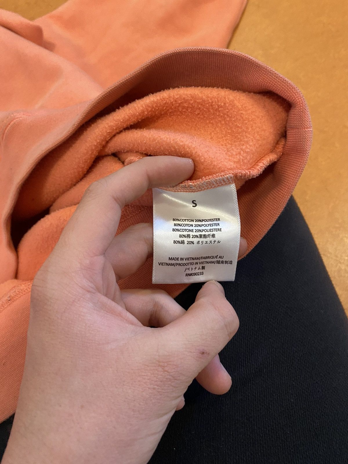 Fear of God × Vintage Fear of God essentialla hoodie pink Size US L / EU 52-54 / 3 - 8 Thumbnail