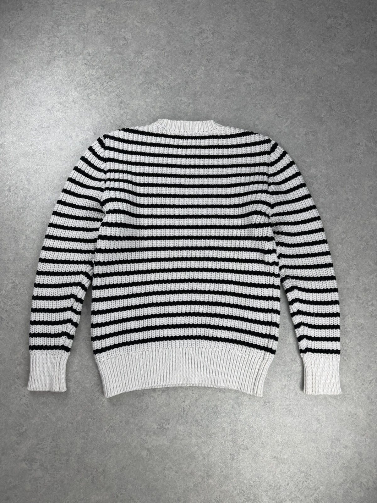 Sandro Sandro Paris Black White Striped Sweater Size M Size US M / EU 48-50 / 2 - 10 Thumbnail