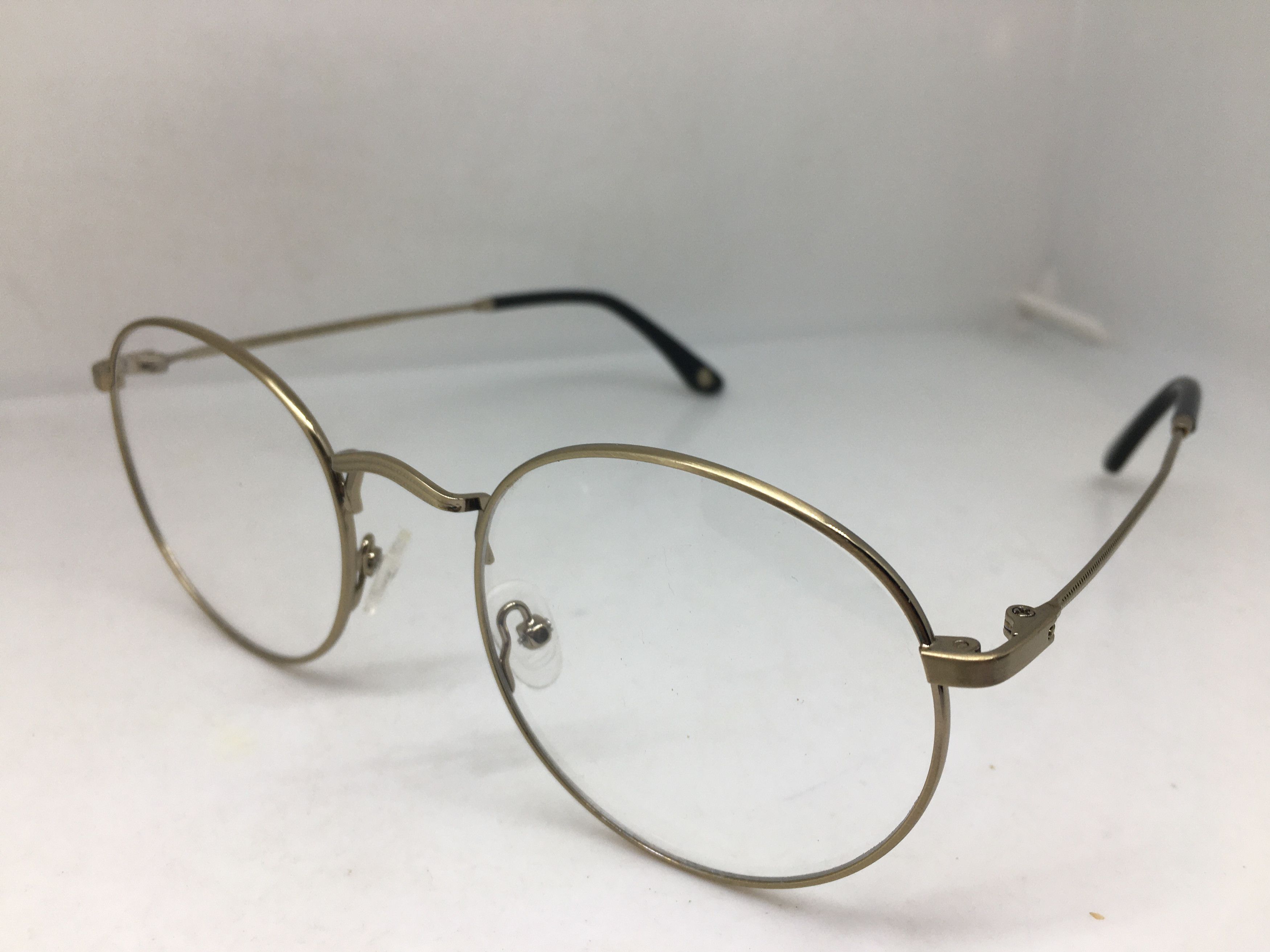 Other Eyebuydirect Disclosure Gold Round Eyeglasses Frame Size ONE SIZE - 4 Thumbnail
