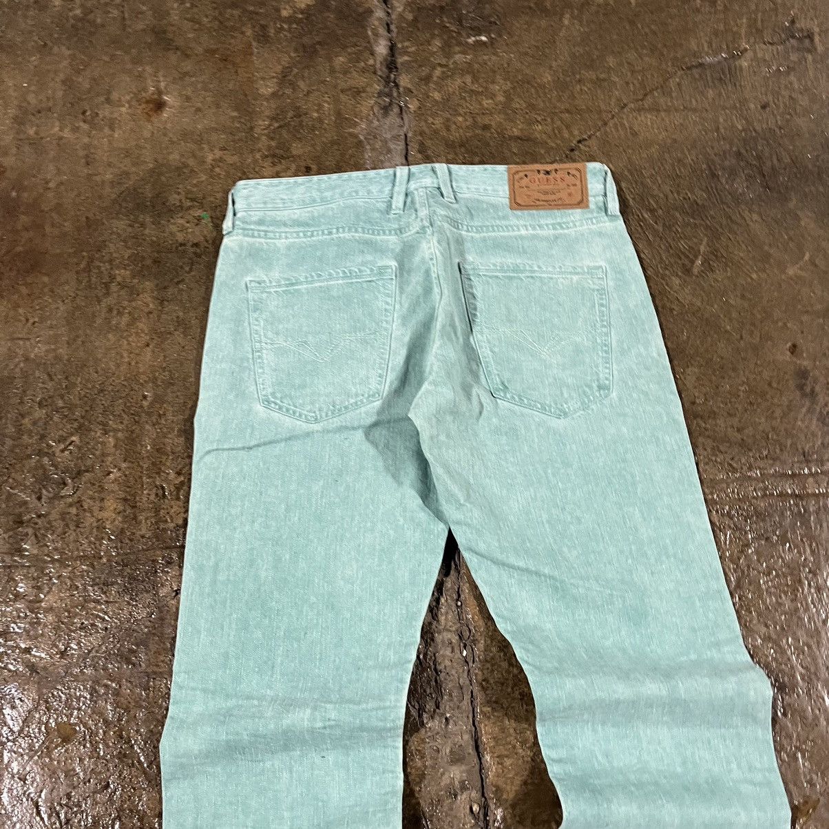 Guess × Vintage Crazy Vintage Guess Jeans New w/ Tags 90s Y2K Unique Size US 34 / EU 50 - 4 Thumbnail