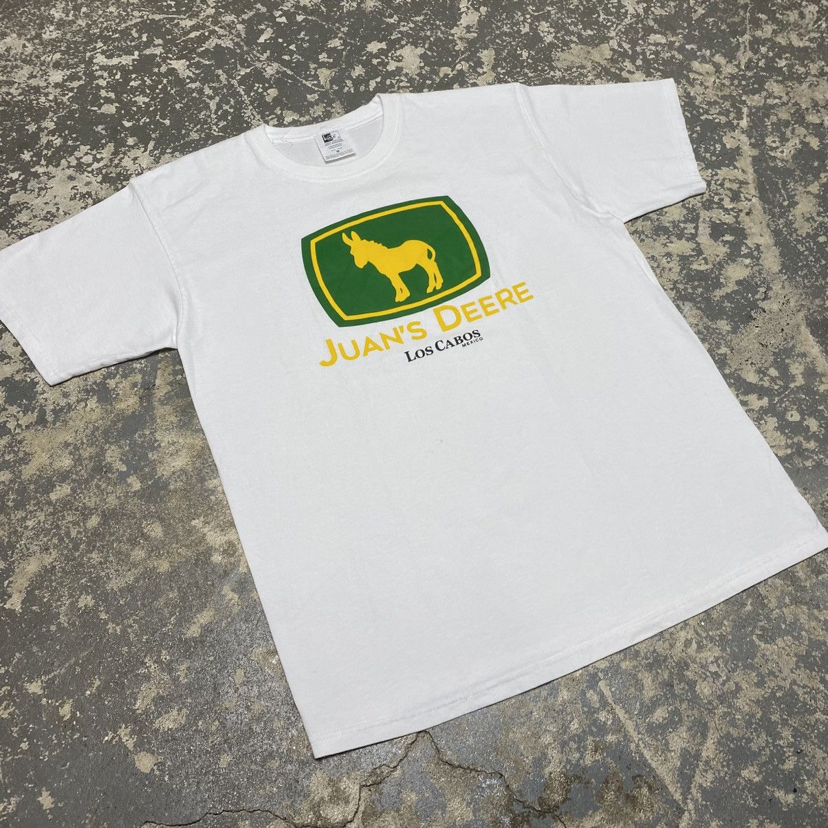 Japanese Brand × Vintage Vintage Juan’s Deer John Deer Parody Funny Tshirt Size US M / EU 48-50 / 2 - 8 Thumbnail