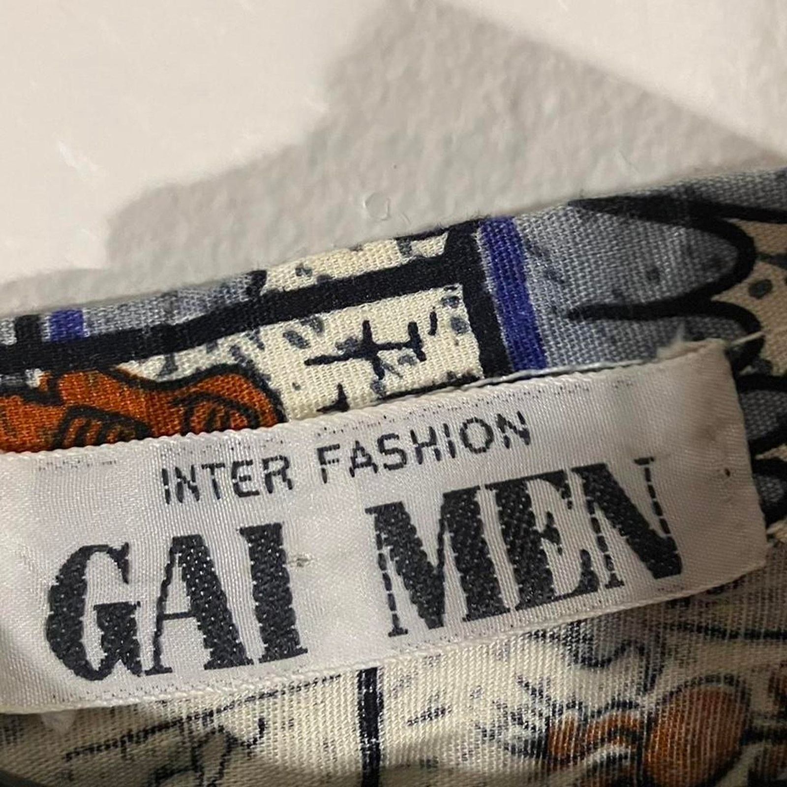 Vintage Vintage 80s Gai Men Ancient Egypt Casual Button Down Shirt Size US L / EU 52-54 / 3 - 3 Thumbnail