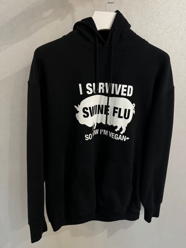Vetements Hidden Side Seized Website Mask Hoodie [M] | Grailed