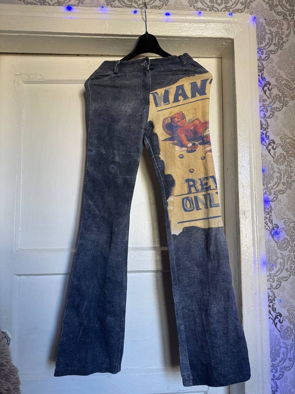 Japanese Brand × Vintage Maille Demoiselle Flare Jeans Japanese Brand Size 25" / US 0 / IT 36 - 1 Thumbnail