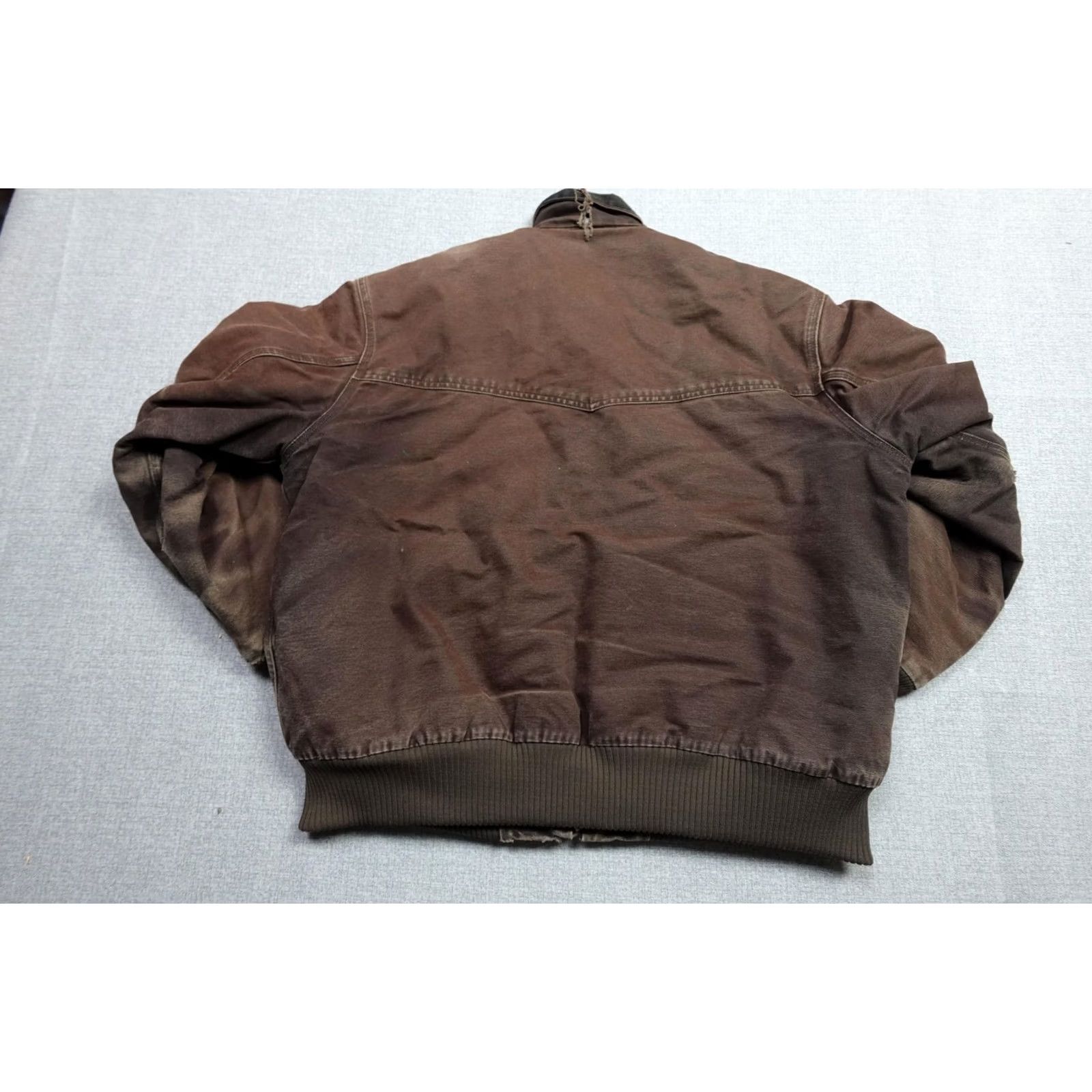 Carhartt VINTAGE Carhartt Santa Fe Jacket Mens 2XL Brown Duck Canvas Corduroy Distressed Size US XXL / EU 58 / 5 - 5 Thumbnail