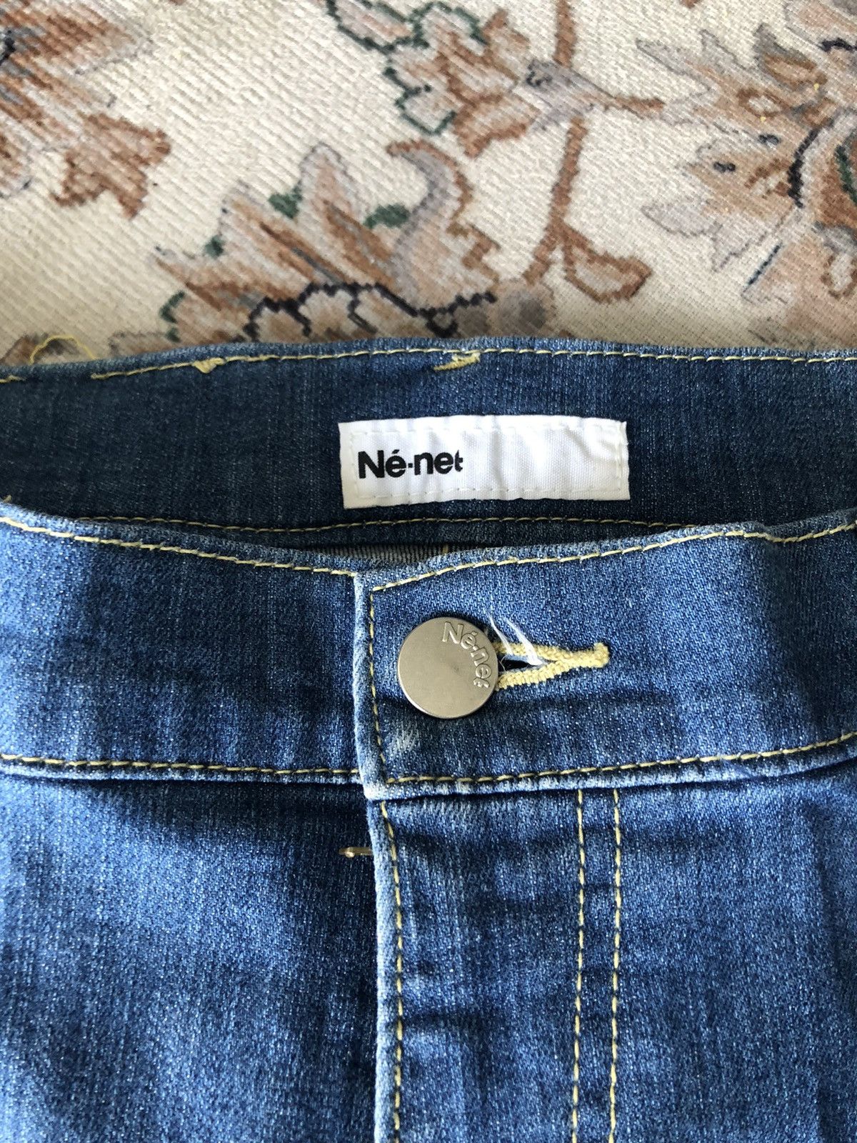 Issey Miyake × Japanese Brand × mercibeaucoup NE NET BUCKLE BACK JEANS Size US 32 / EU 48 - 9 Thumbnail