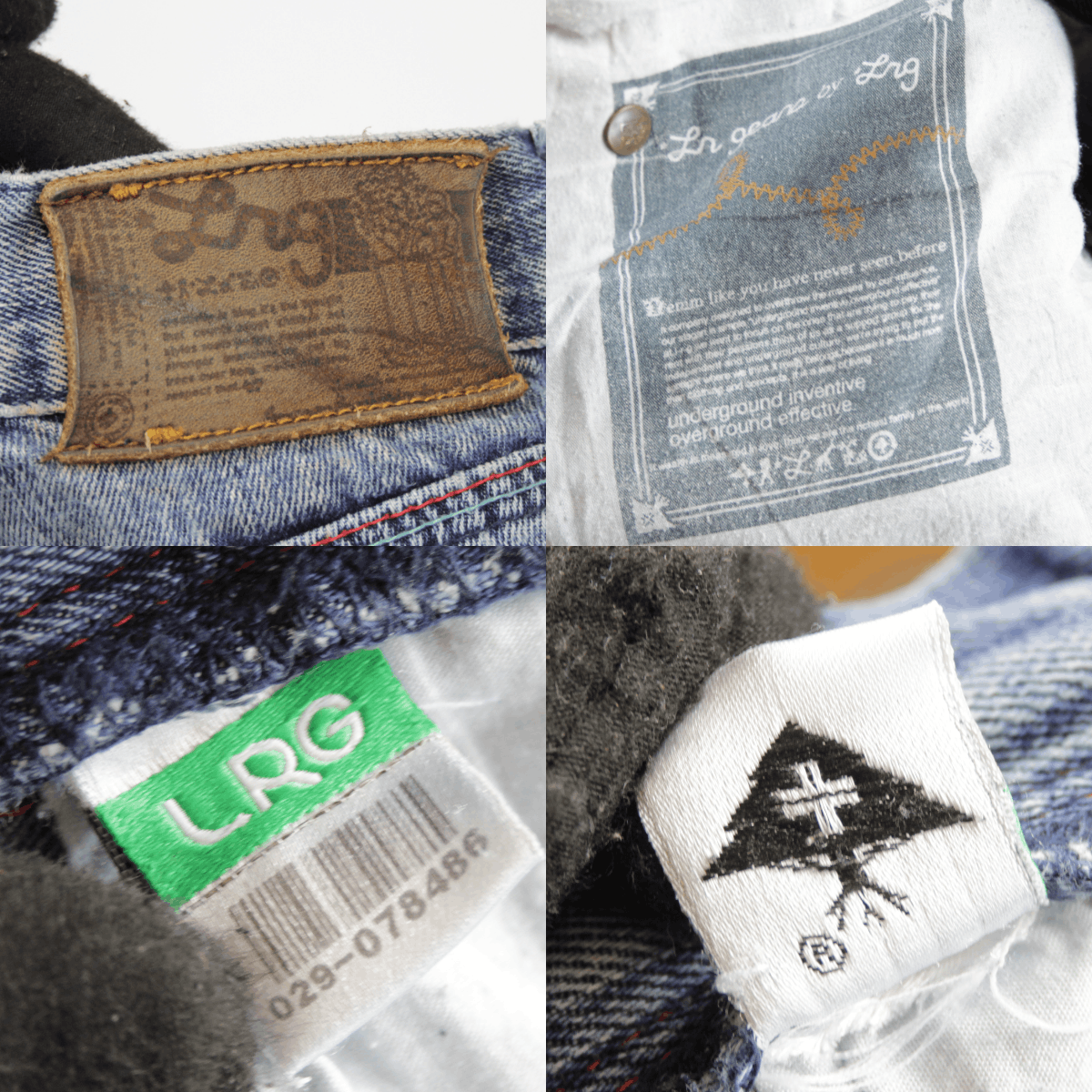 LRG 00S Y2K Rap Baggy Jeans Vintage Size US 38 / EU 54 - 11 Thumbnail