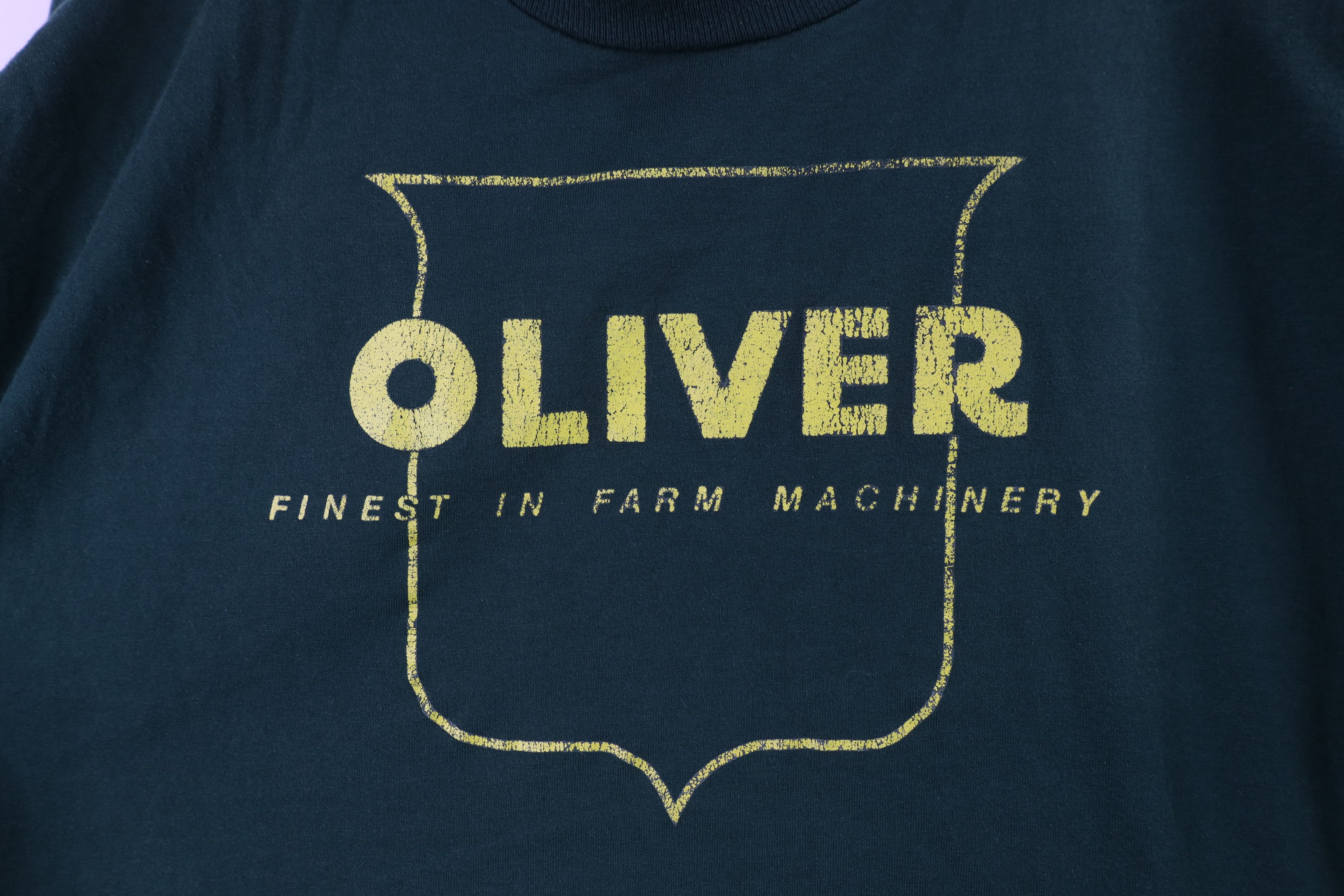 Vintage Vintage 90s Streetwear Spell Oliver Farm Machinery T-Shirt Size US XL / EU 56 / 4 - 4 Thumbnail
