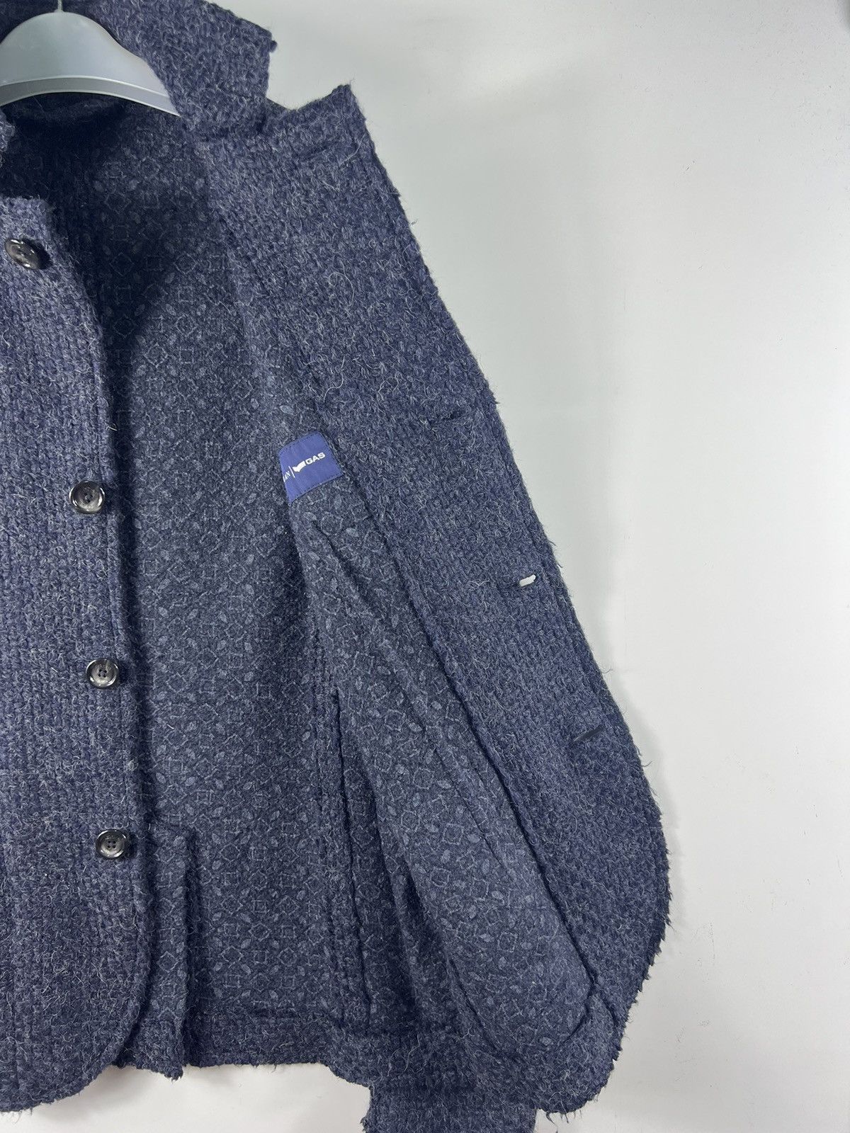 45rpm 🔥 indigo GAS Japan Grotto S.p.a Heavy Knit jacket Size US XS / EU 42 / 0 - 8 Thumbnail