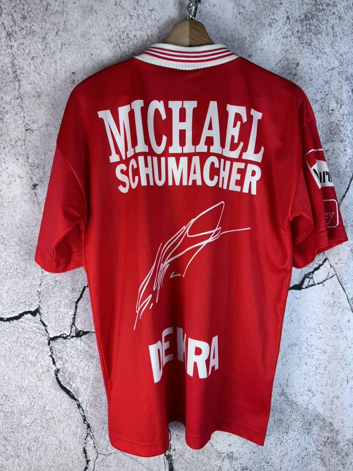 Ferrari Vintage Michael Schumacher Ferrari World Champion F1 Jersey Size US L / EU 52-54 / 3 - 2 Thumbnail