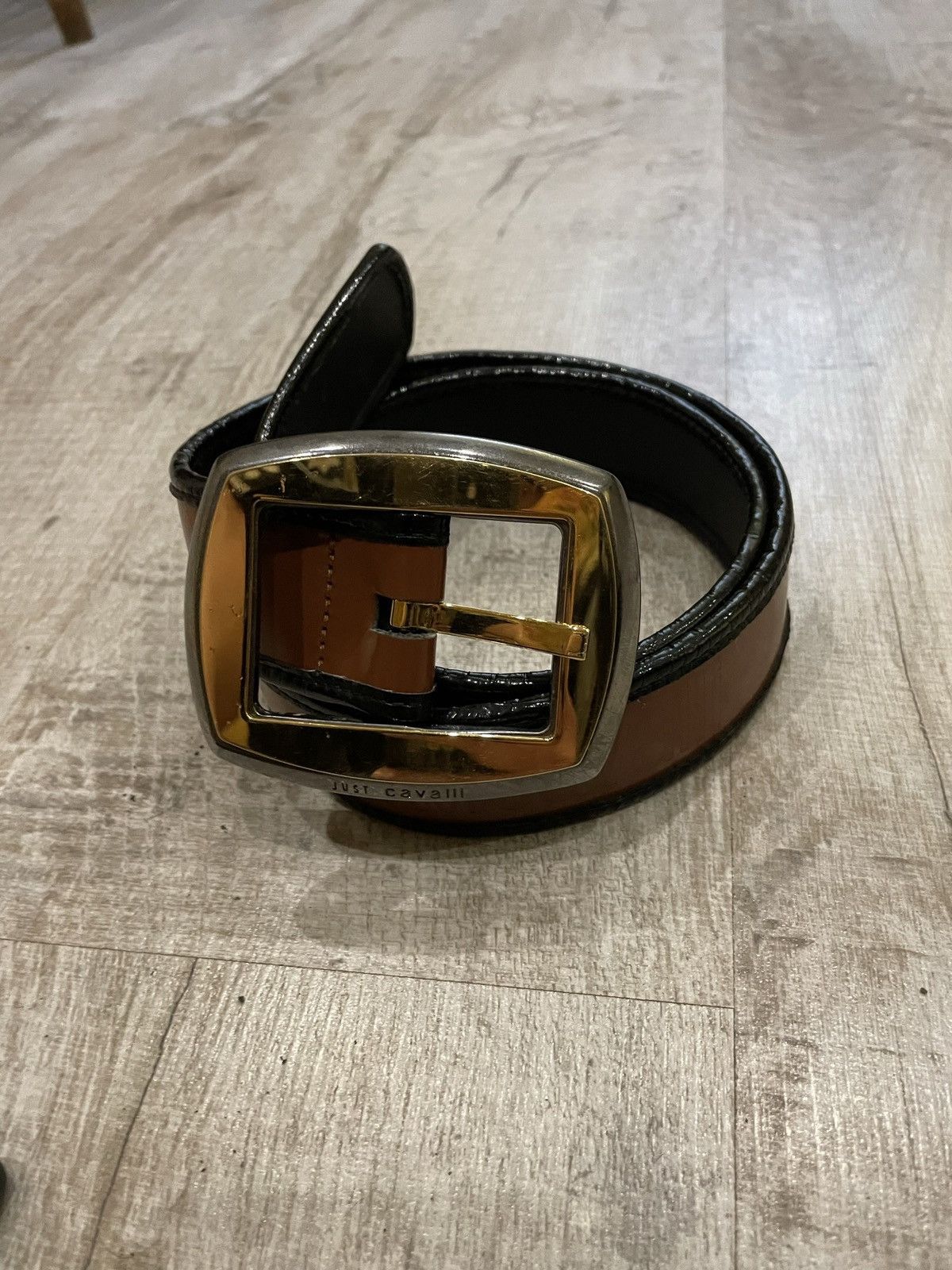 Roberto Cavalli Vintage Just Cavalli Belt Brown Size ONE SIZE - 8 Thumbnail