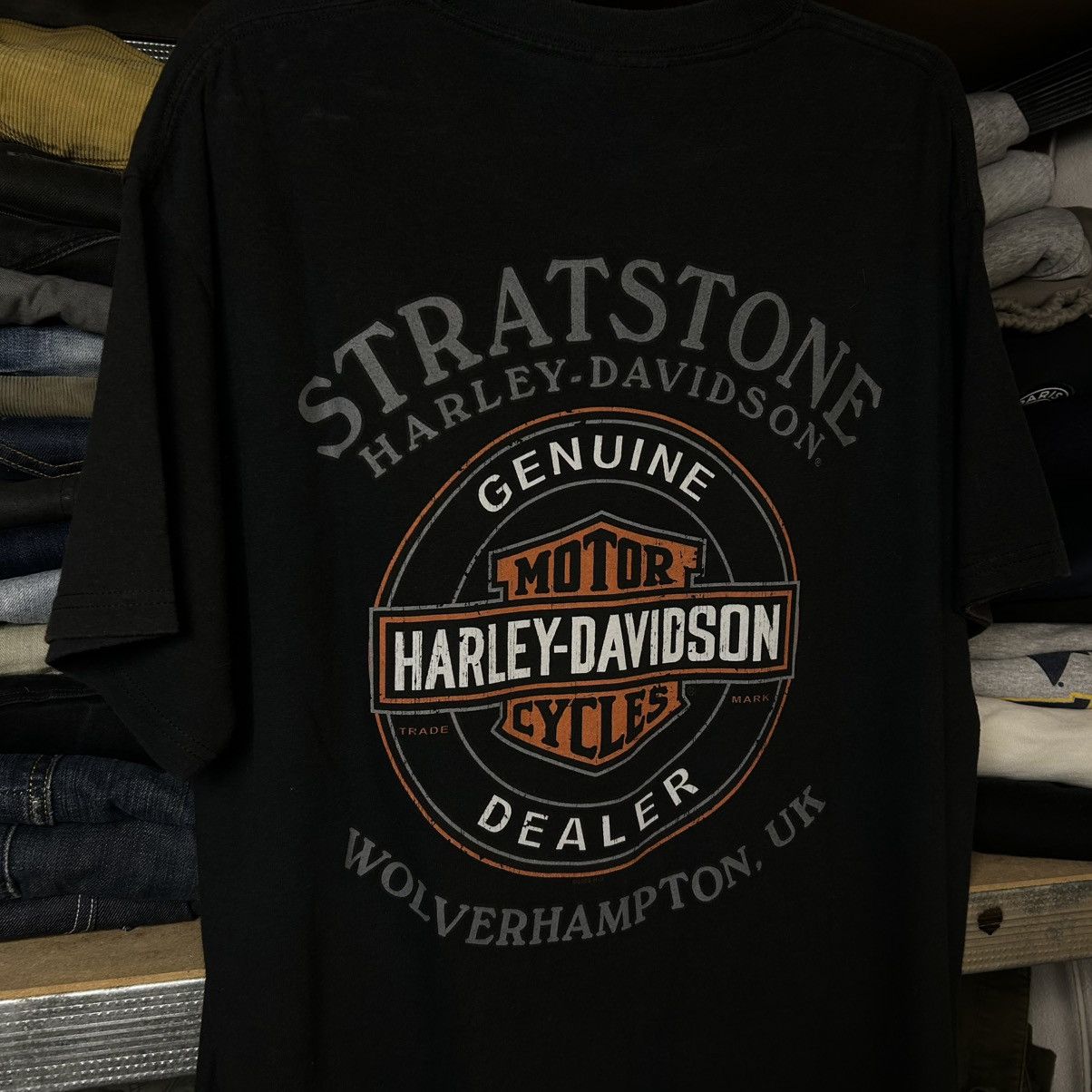 Harley Davidson Vintage Harley Davidson Big Graphic Logo Motorcycles tee Size US L / EU 52-54 / 3 - 11 Thumbnail