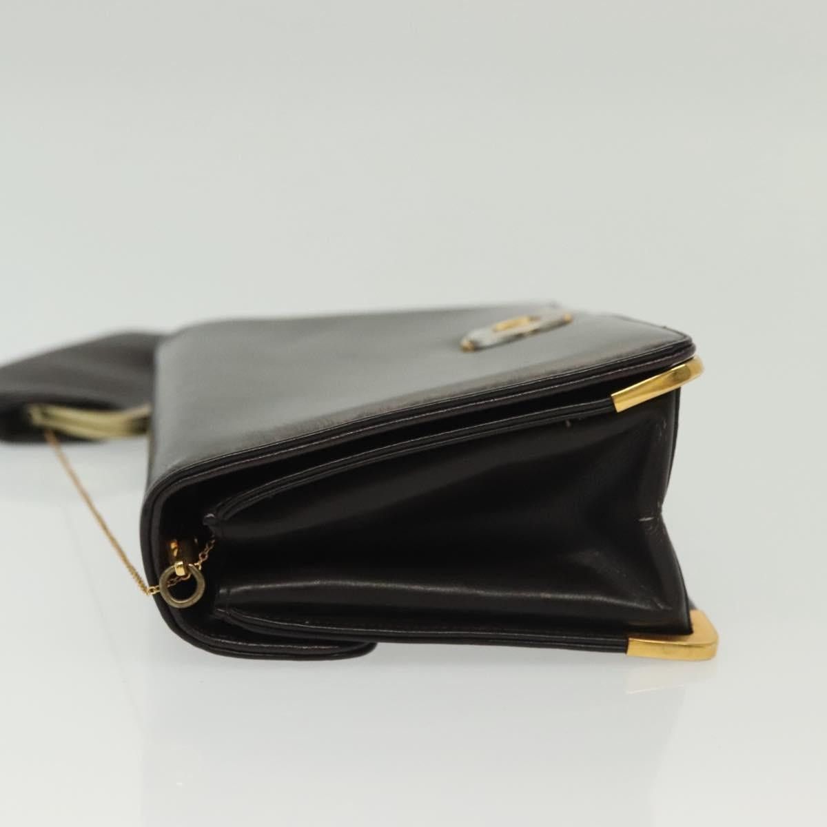 Dior DIOR Shoulder Bag Leather Brown Champagne Gold Size ONE SIZE - 5 Thumbnail