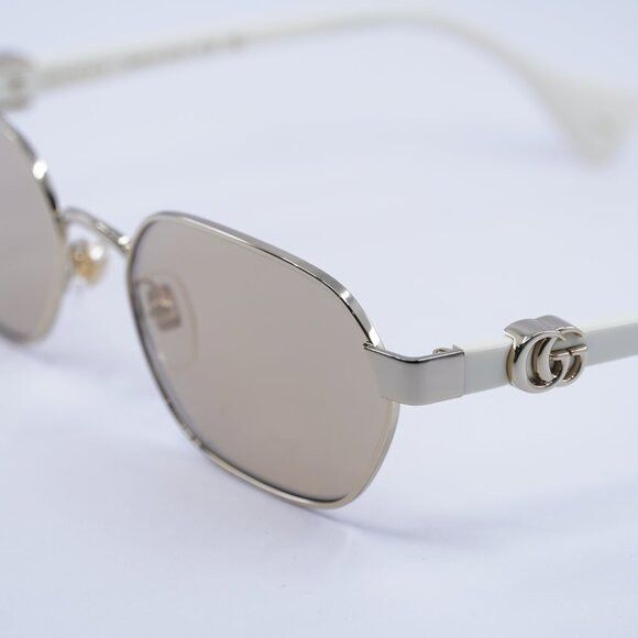 Gucci Gucci GG1593S 002 Sunglasses Endura Gold Oval Frame, Nude Size ONE SIZE - 8 Thumbnail