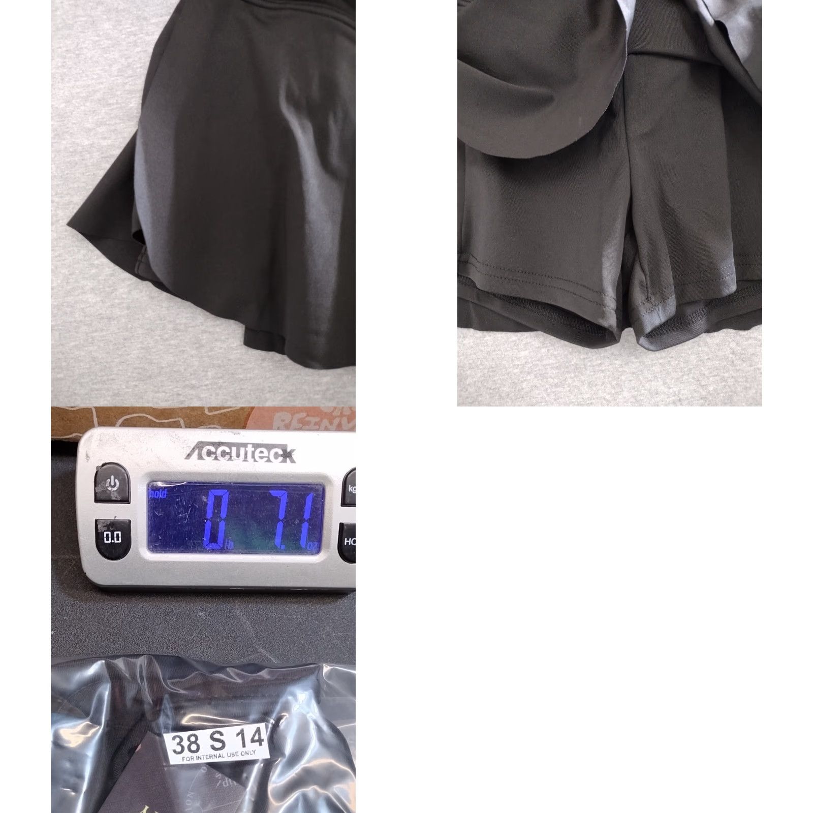 Vintage Hey Girl Skort Flare Active Women's Tennis Black Size S Size ONE SIZE - 8 Thumbnail