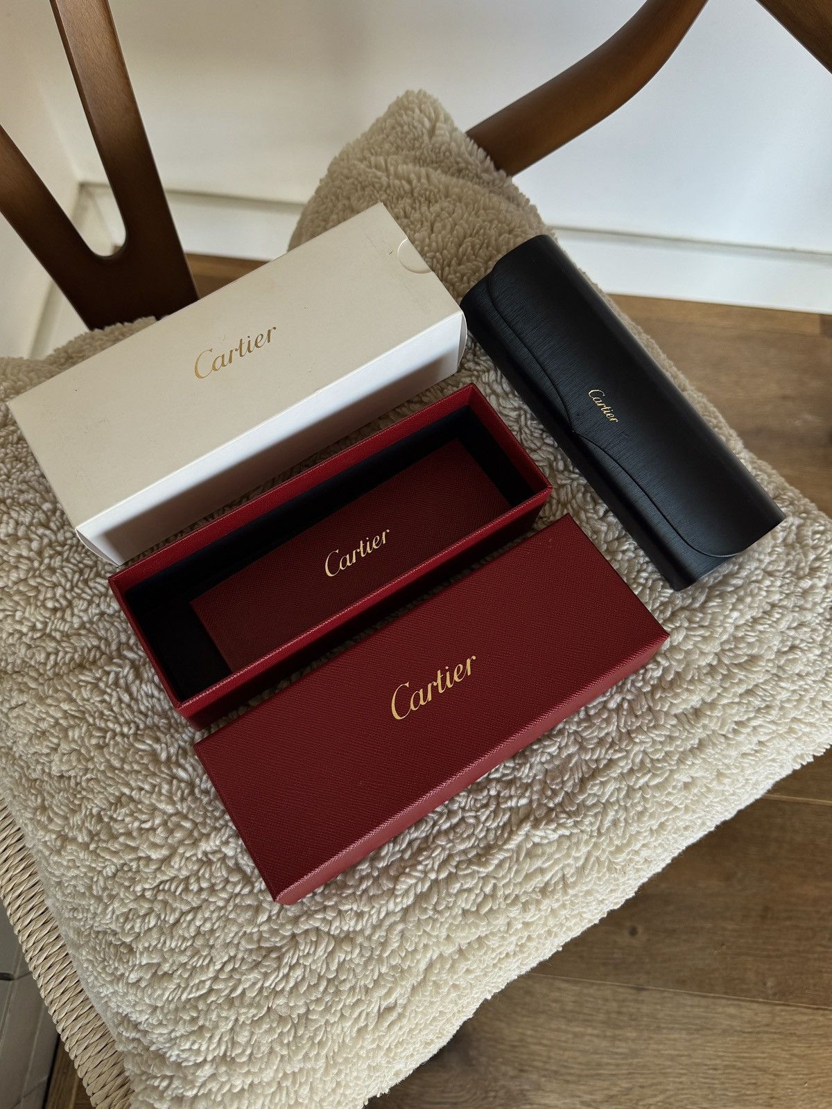 Cartier Cartier Sunglasses Première de Cartier – CT01140 (003) Size ONE SIZE - 19 Thumbnail