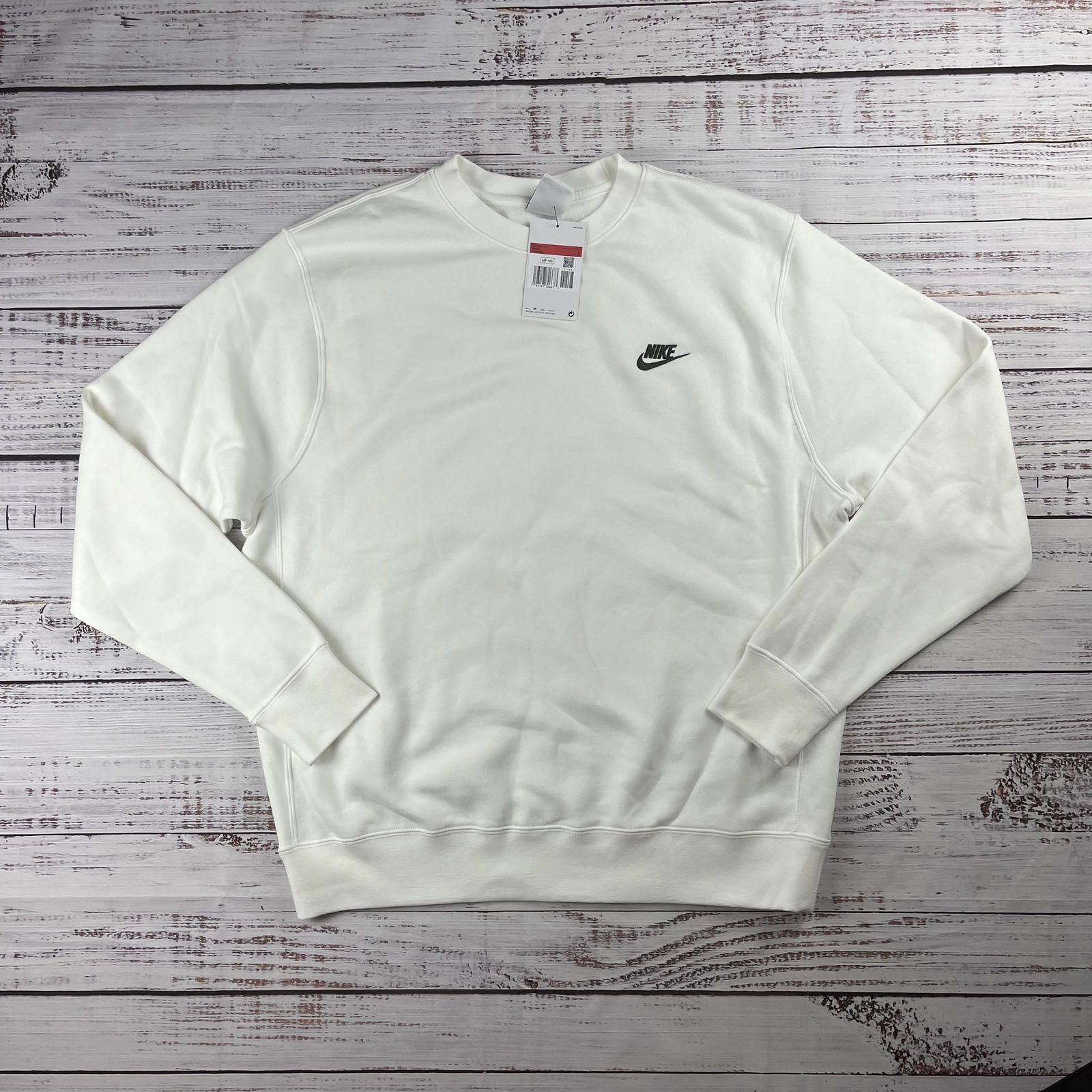 Oversized Sweatshirt Nike Club Sweatshirt White Nike White