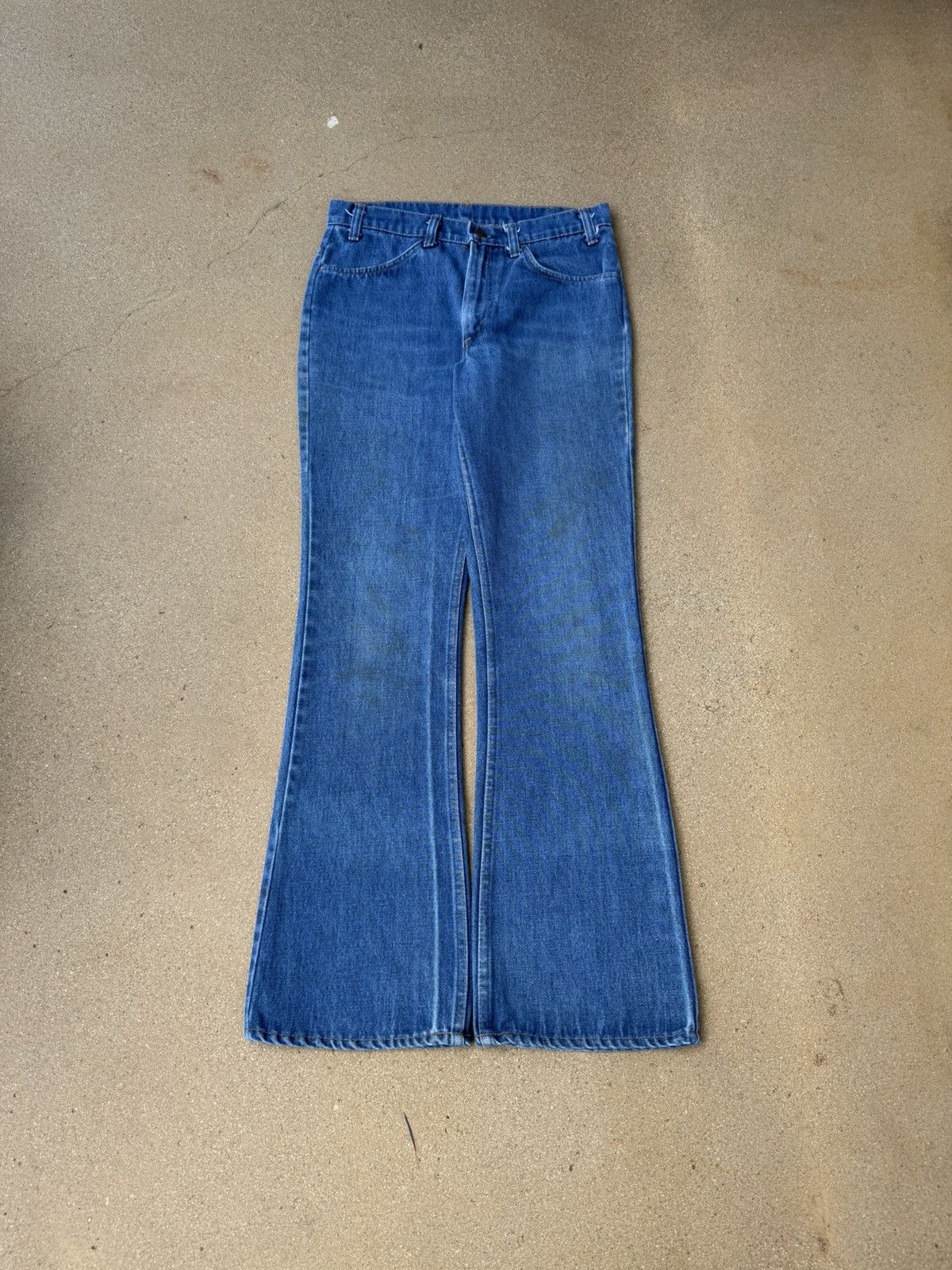 Levi's Vtg 80’s Levi’s 646 Orange Tab Bellbottom Flare Jeans 31x32 Size US 31 - 1 Thumbnail