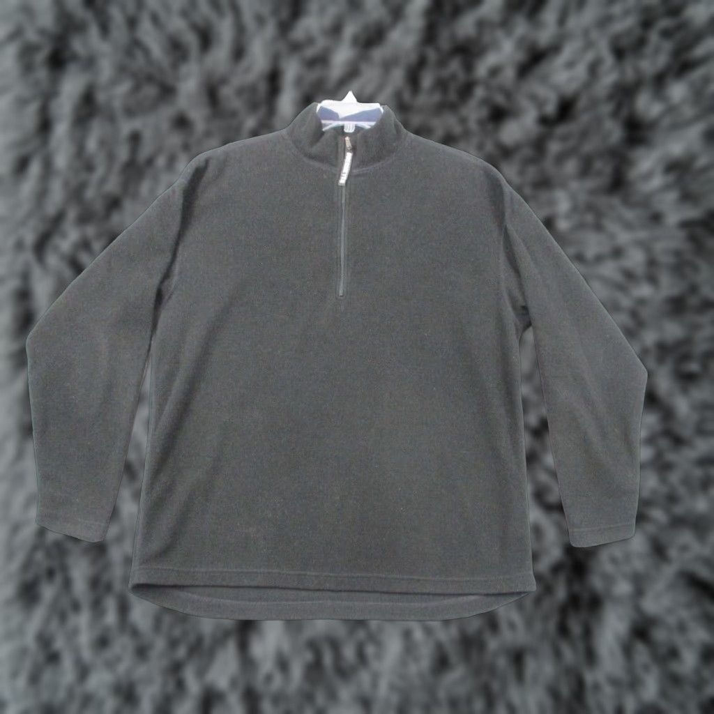 Obermeyer VINTAGE Obermeyer Fleece 1/4 Zip Pullover Ski XL Black Mens USA Size US XL / EU 56 / 4 - 1 Thumbnail