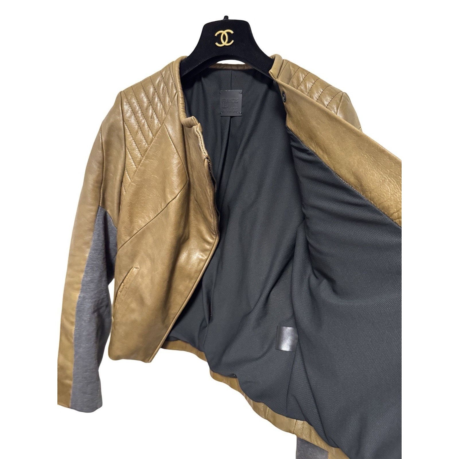 Other FRANCIS LEON STUDIOS Leather Jacket Size XS Size XS / US 0-2 / IT 36-38 - 3 Thumbnail