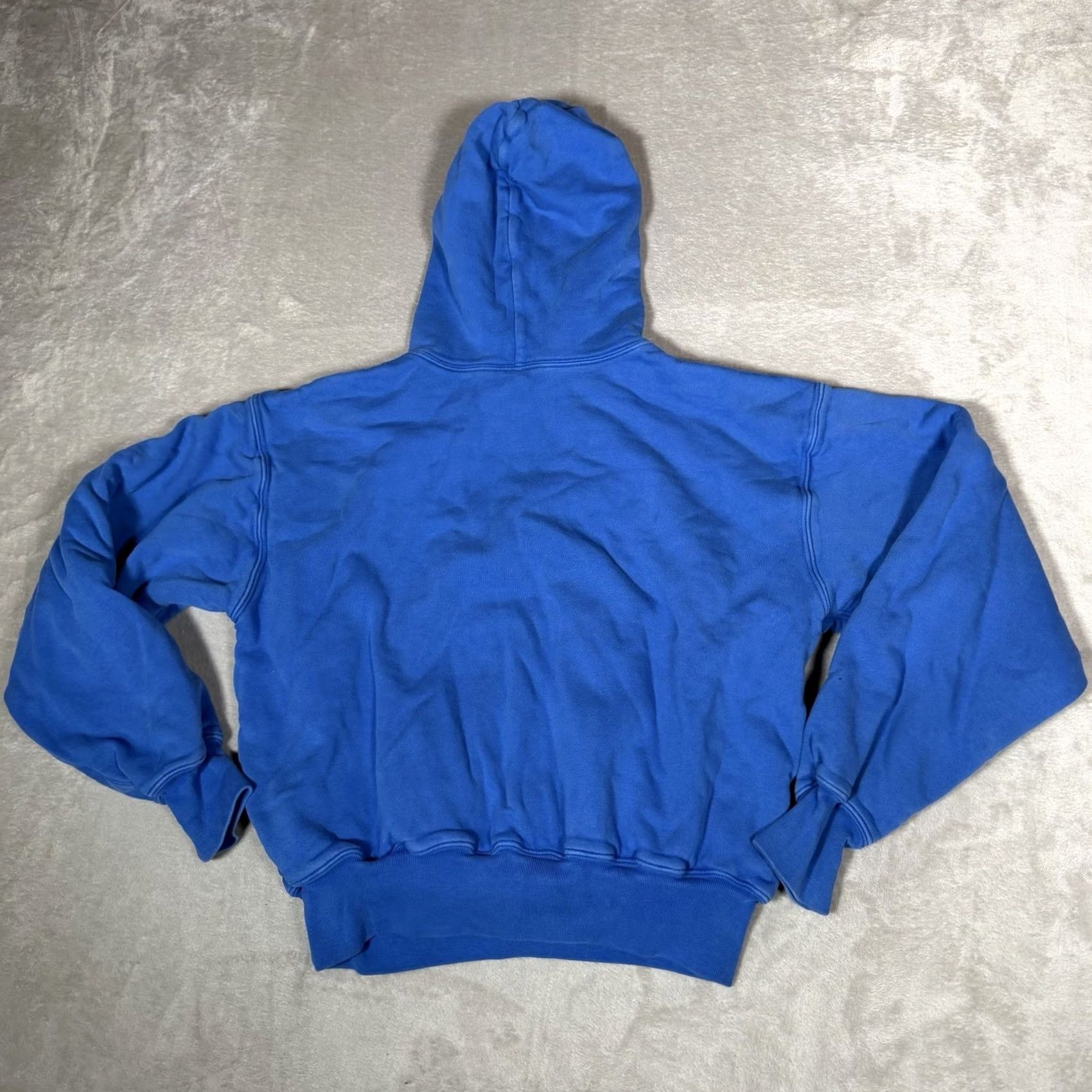Gap VINTAGE Yeezy Gap Hoodie Mens Small Blue Unreleased Double Layer Boxy Sweatshirt Size US S / EU 44-46 / 1 - 6 Thumbnail