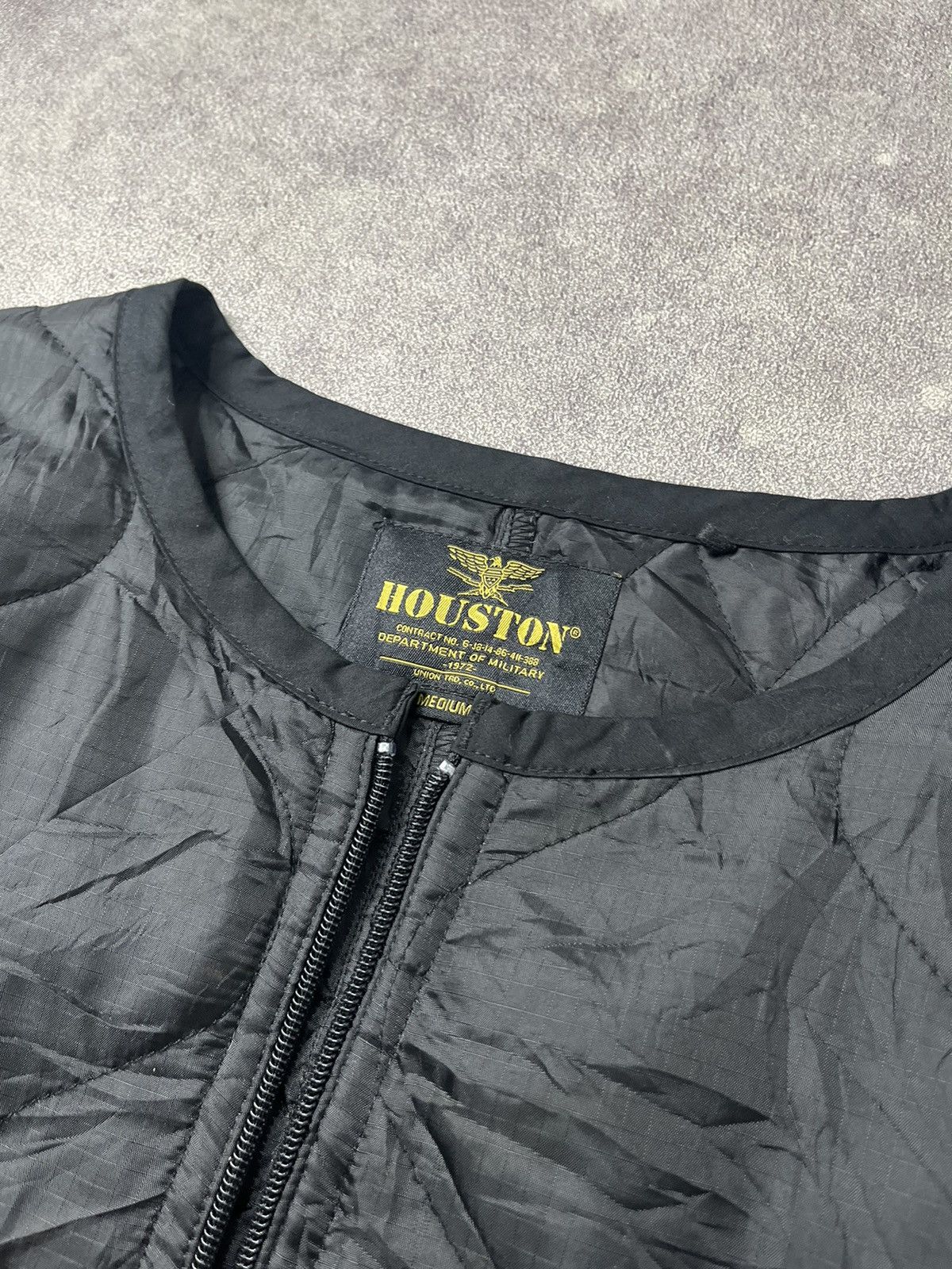 Warehouse HOUSTON panel remake pullover liner with military quilted Size US M / EU 48-50 / 2 - 5 Thumbnail
