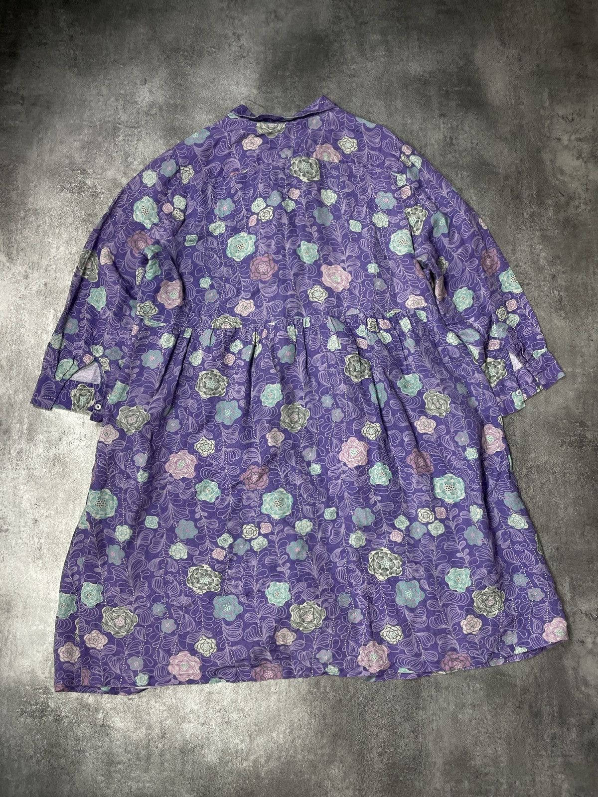 Vintage 🔥Offers🔥Vintage Y2K Midi Dress XL Flowers Rare Thin Size XL / US 12-14 / IT 48-50 - 2 Thumbnail