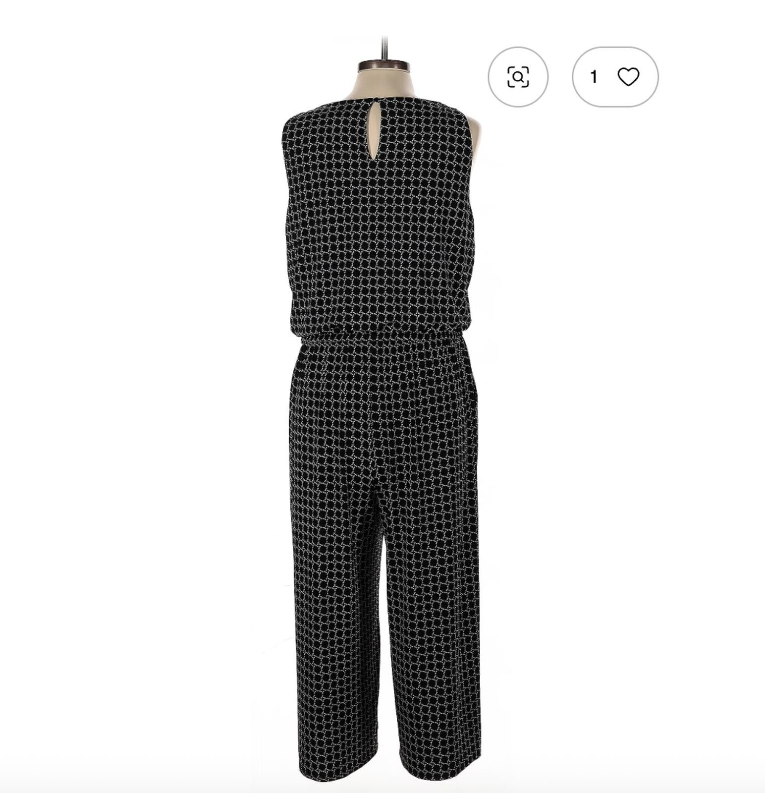 Other White House Black Market Sleeveless Jumpsuit Size L Size 36" / US 14 / IT 50 - 2 Thumbnail
