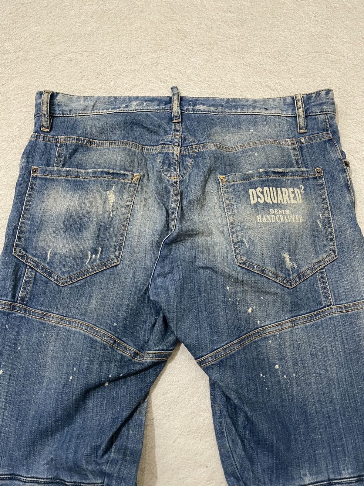 Dsquared2 00s Dsquared Distressed Denim Heavy Fade Destroyed Y2K japan Size US 36 / EU 52 - 11 Thumbnail