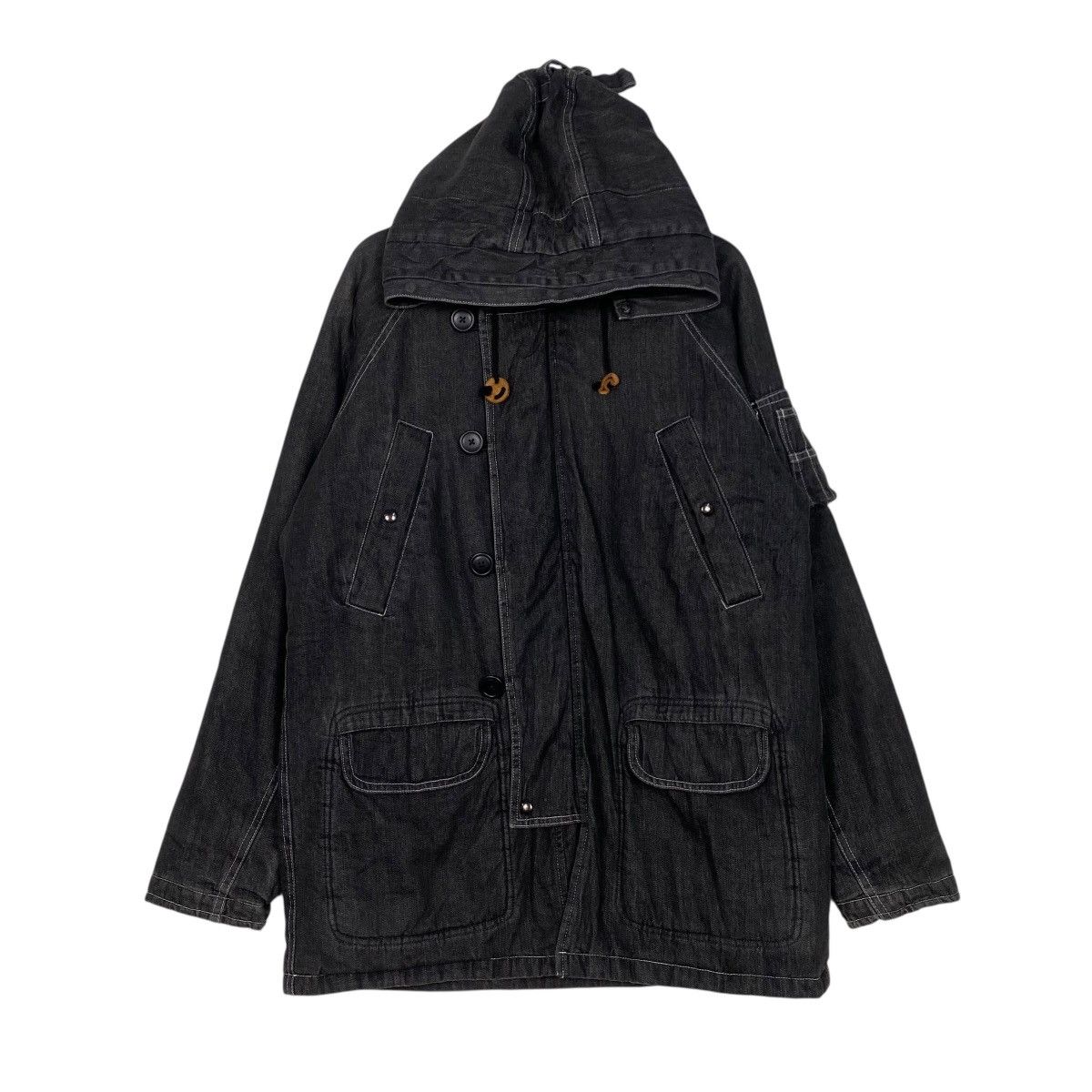 Japanese Brand × Johnbull Johnbull denim parka jacket Size US M / EU 48-50 / 2 - 1 Thumbnail